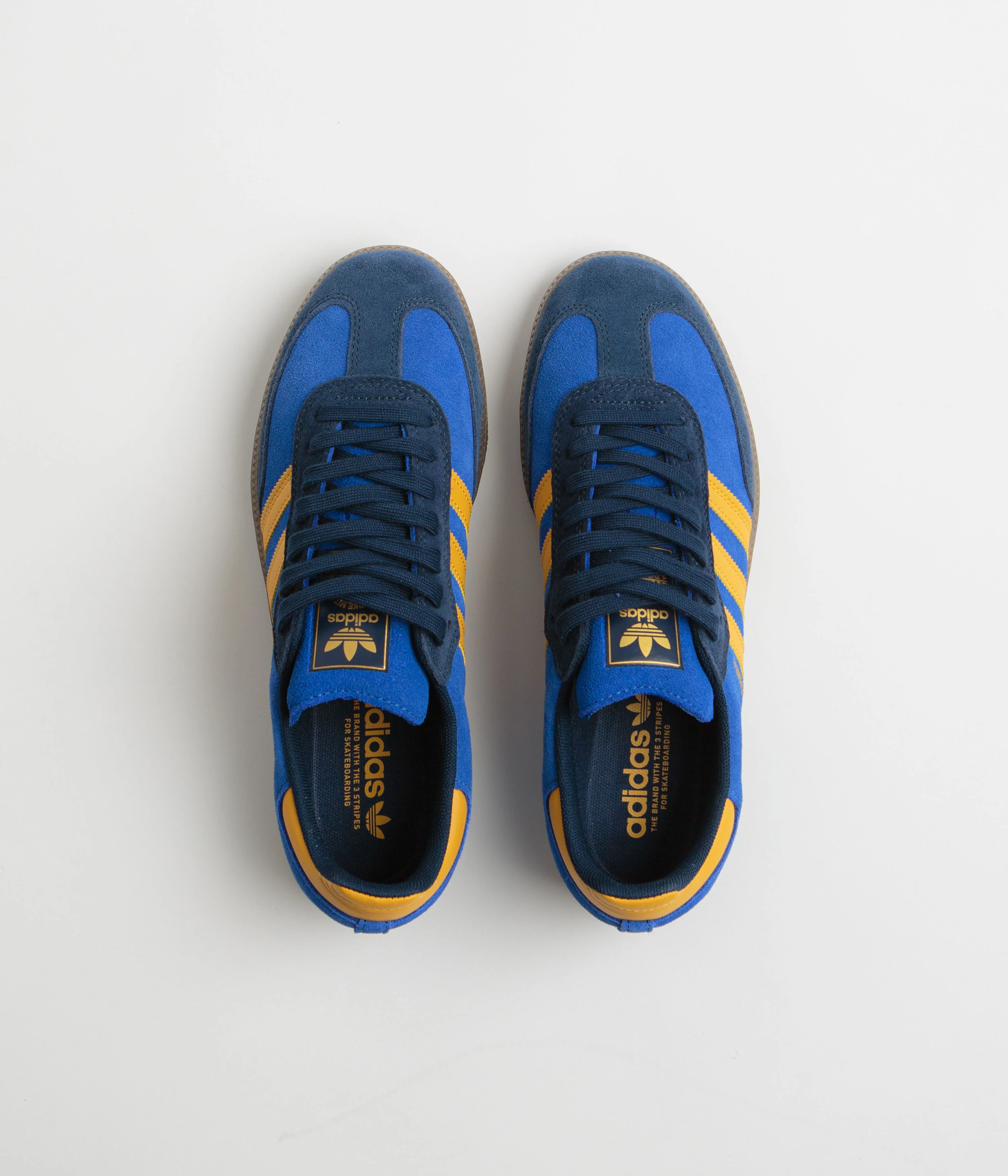 Adidas Samba ADV Shoes - Collegiate Navy / Preloved Yellow / Team Royal Blue - Image 7