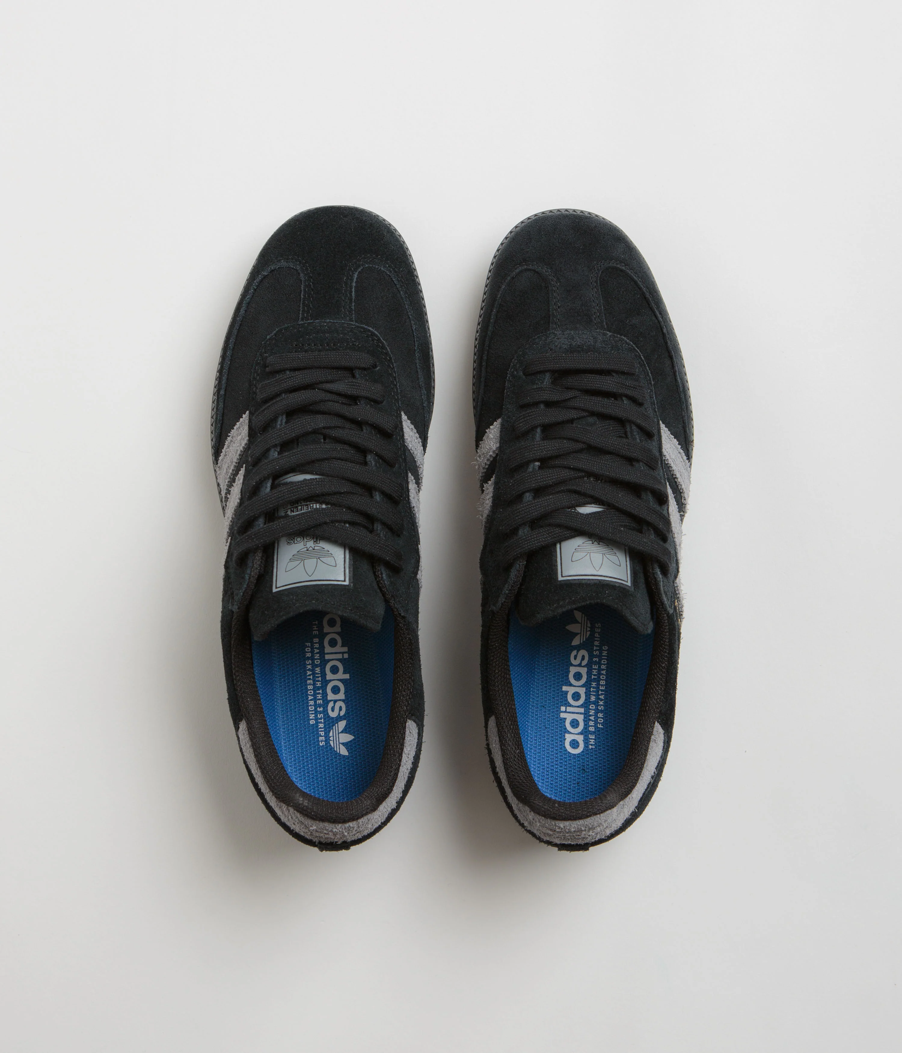 Adidas Samba ADV Shoes - Core Black / Grey Four / Gold Metallic - Image 7