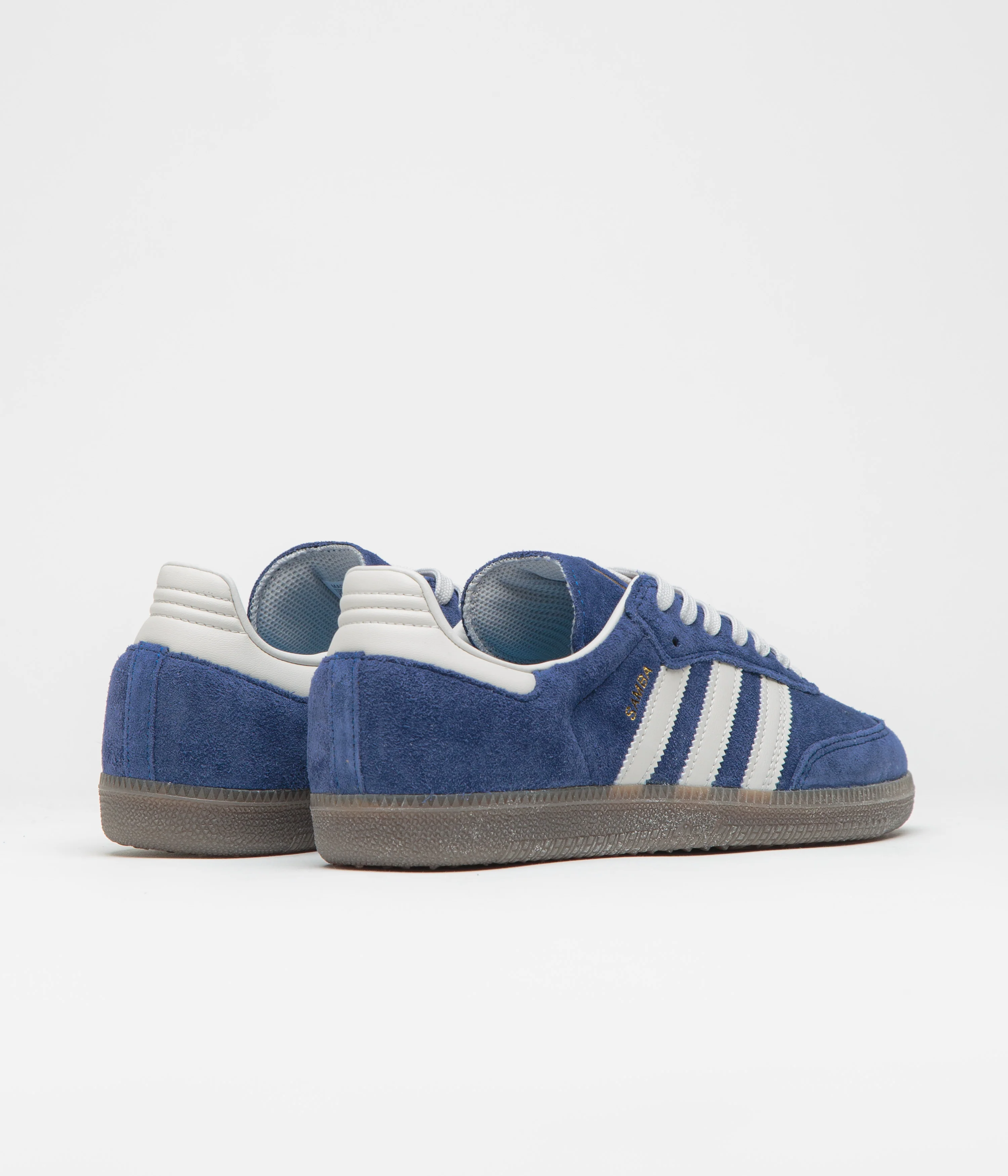 Adidas Samba ADV Shoes - Dark Blue / Grey One / Gum5 - Image 4