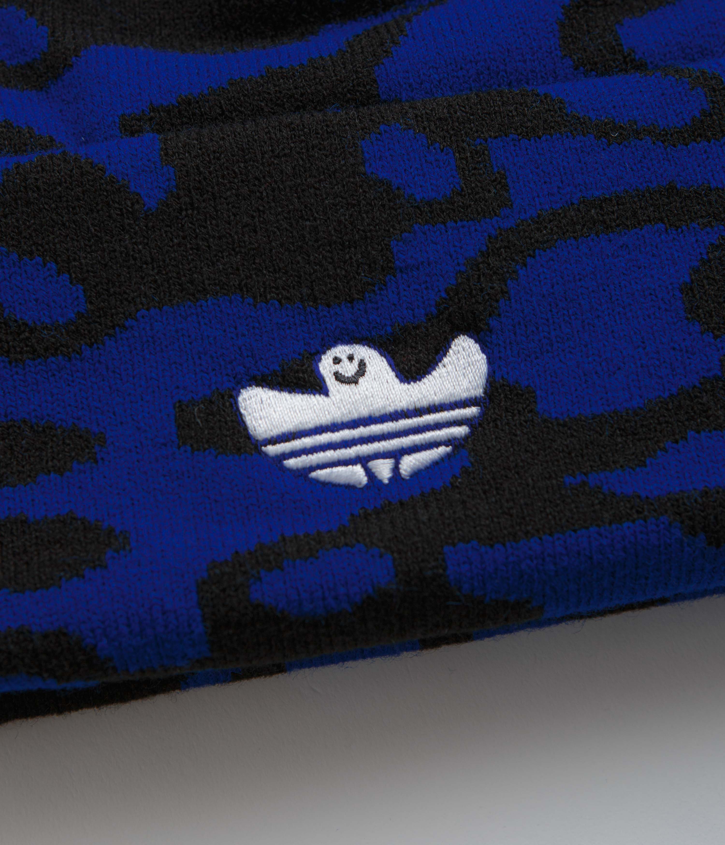 Adidas Shmoo Beanie - Black / Team Royal Blue - Image 2