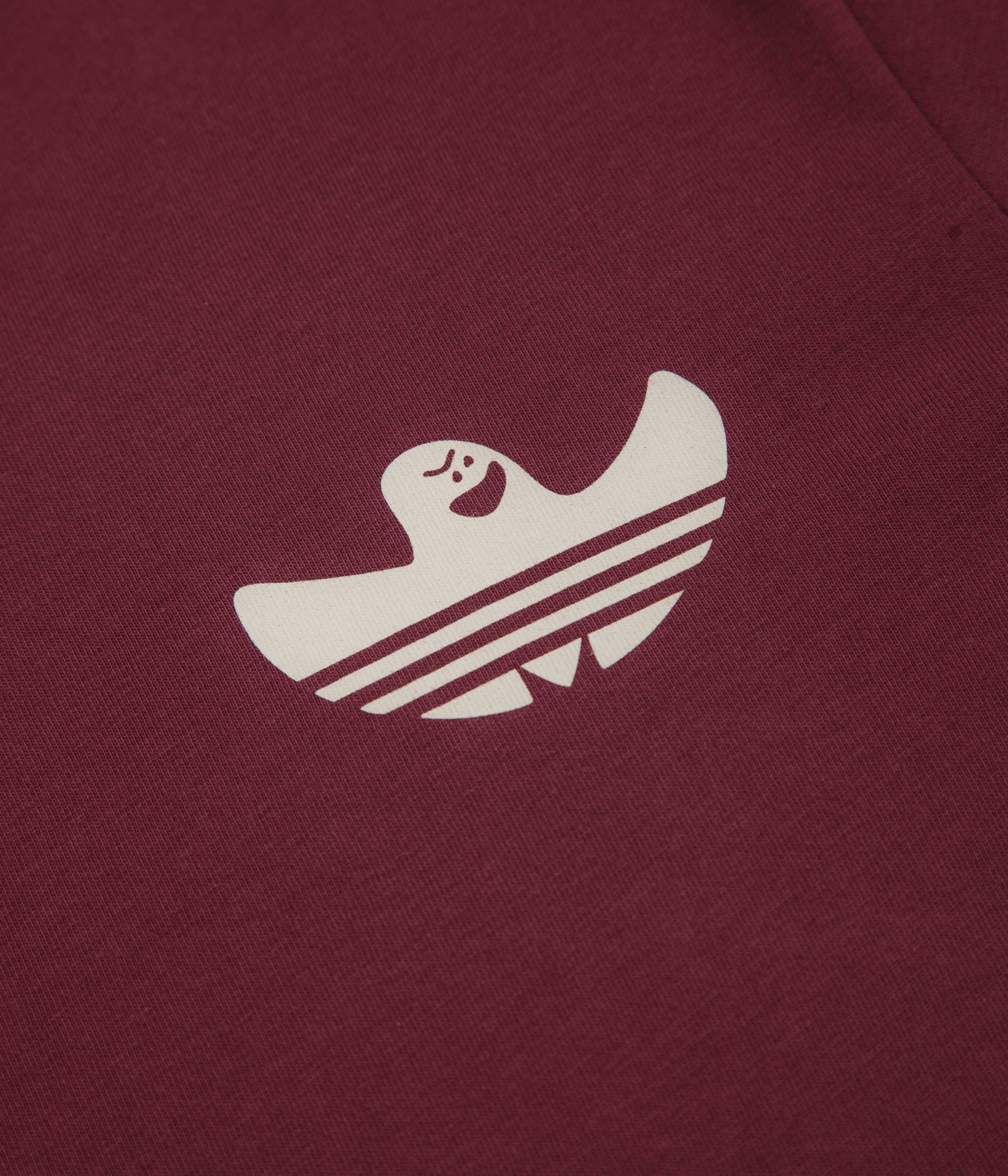 Adidas Shmoofoil Gonz Speedy T-Shirt - Shadow Red / Alumina - Image 4