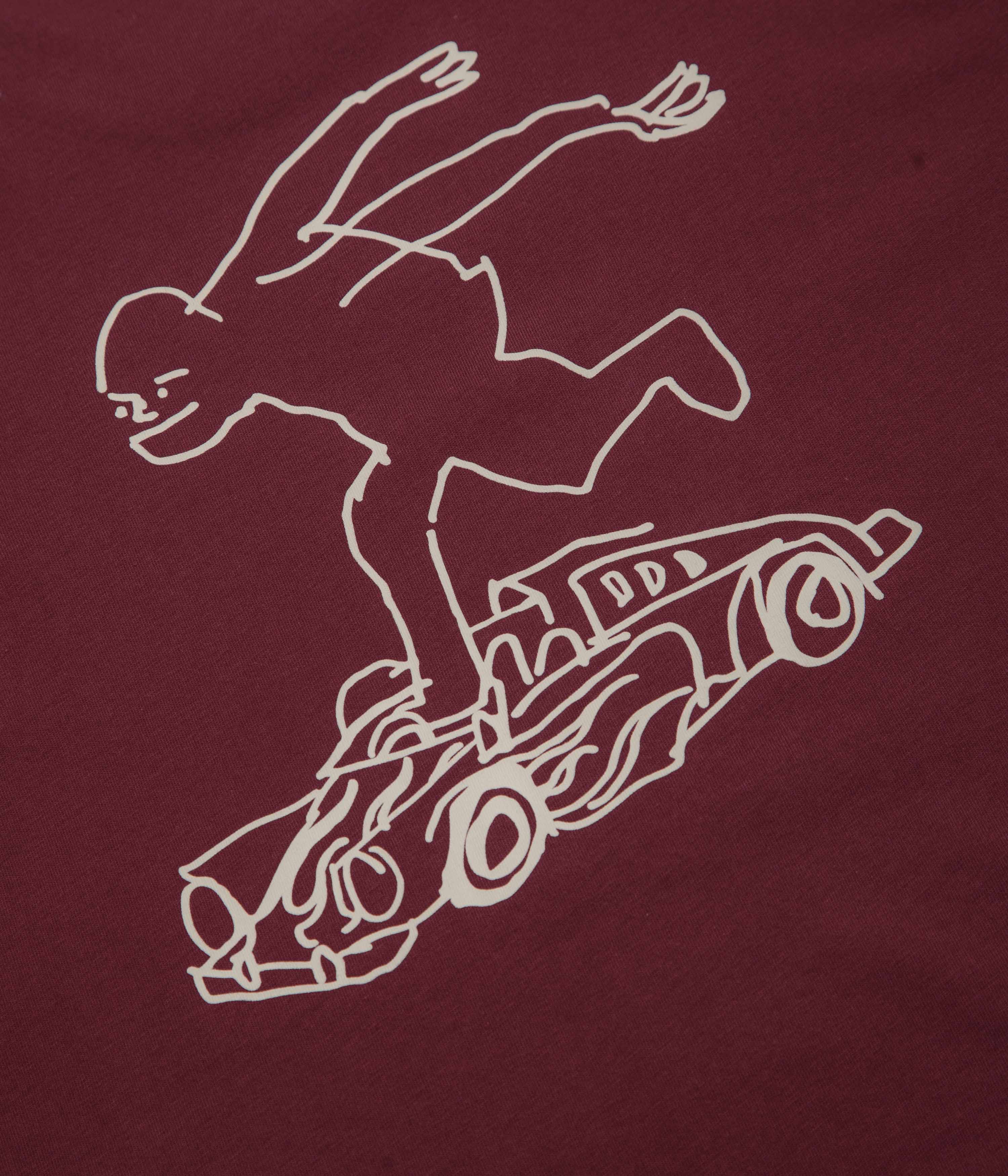 Adidas Shmoofoil Gonz Speedy T-Shirt - Shadow Red / Alumina - Image 5
