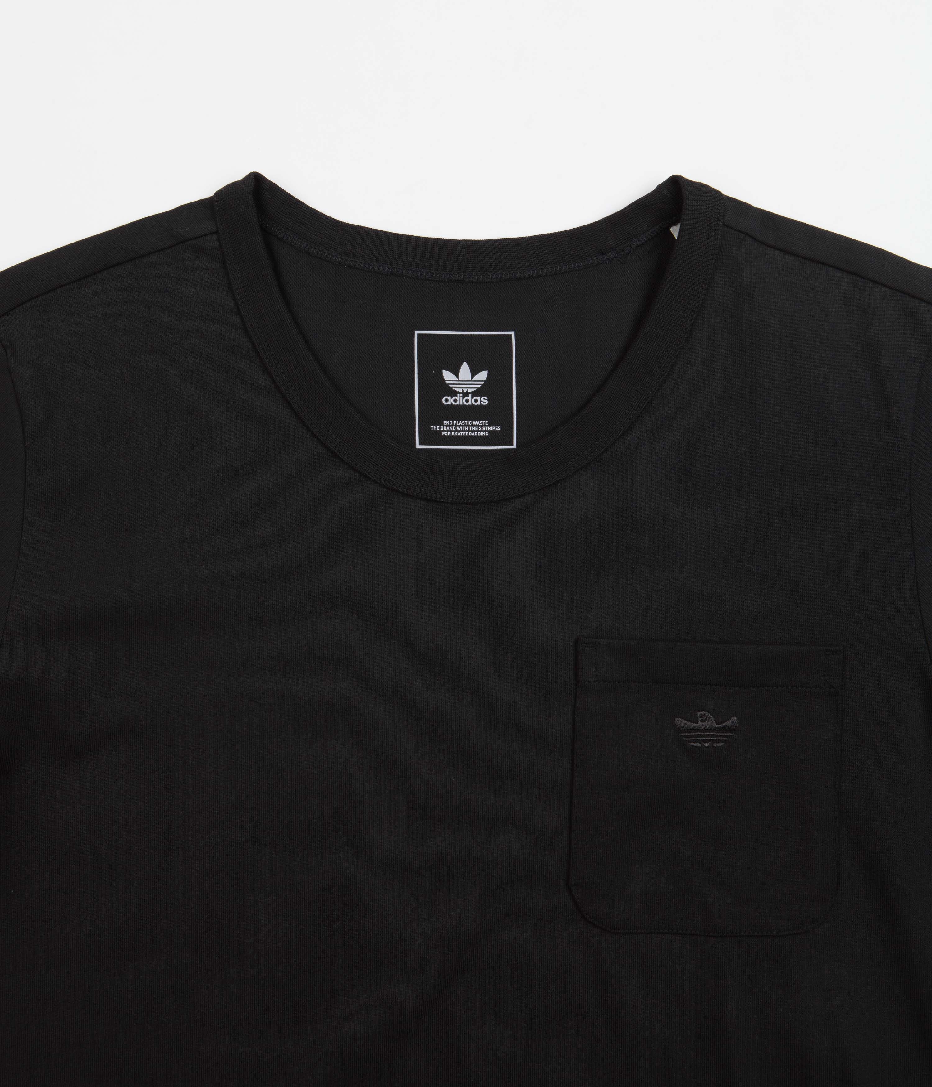 Adidas Shmoofoil Heavyweight Pocket T-Shirt - Black - Image 3