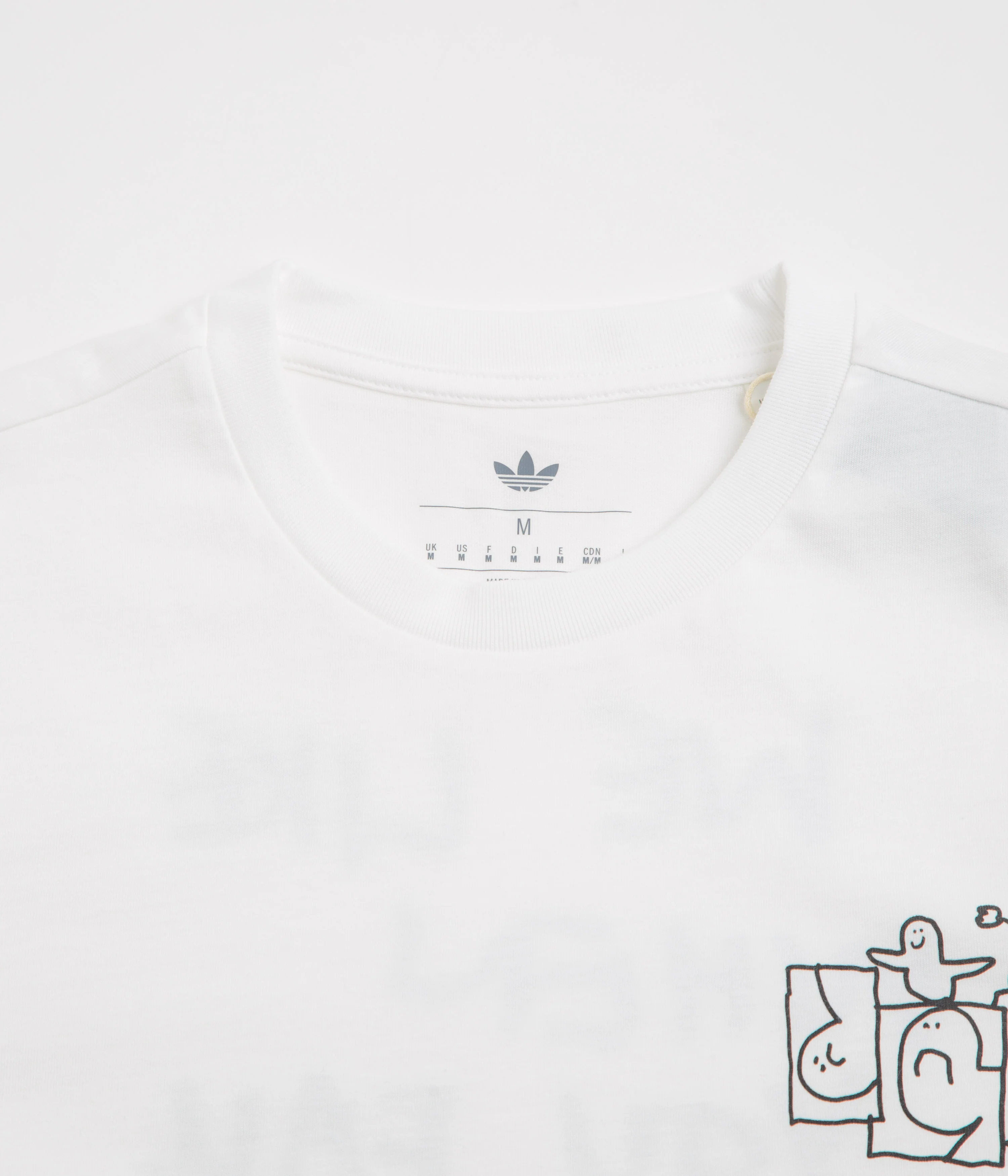 Adidas Shmoofoil Stairs T-Shirt - White / Black - Image 3