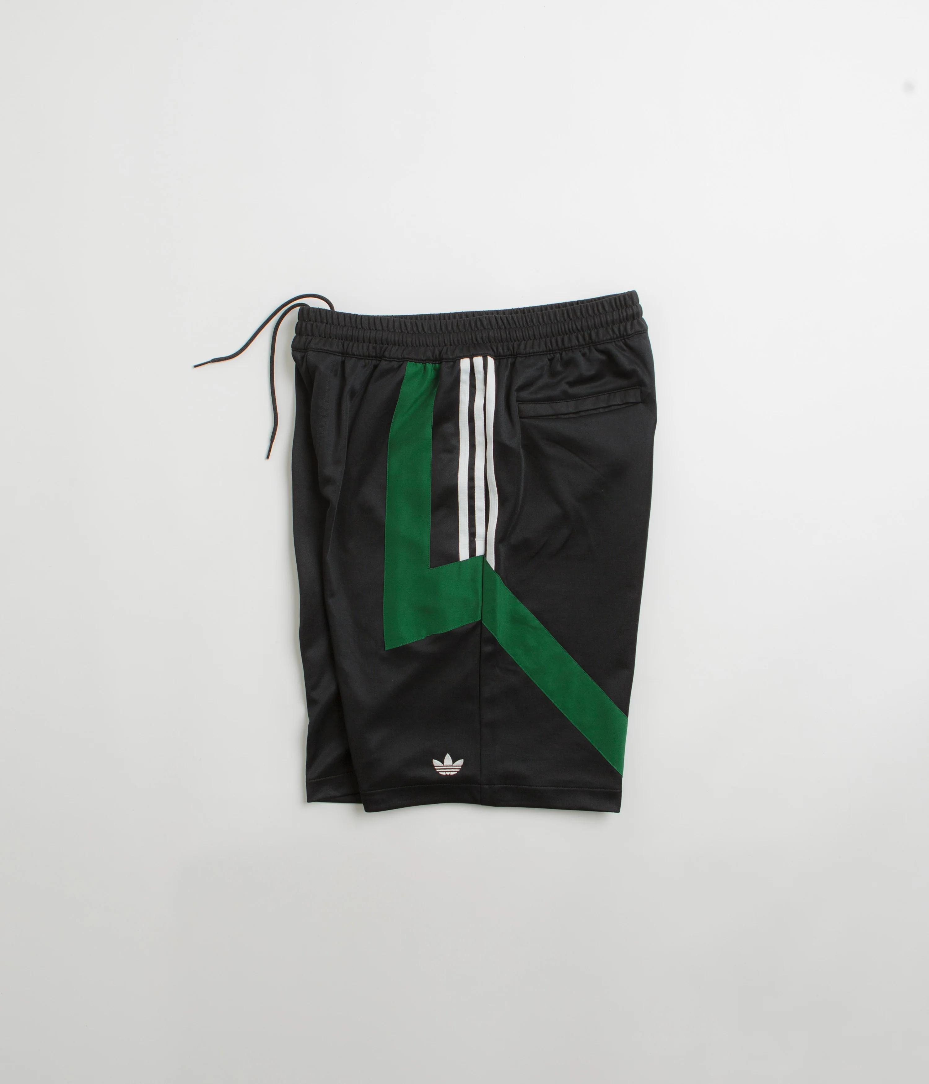 Adidas Skateboarding Football Shorts - Black / Dark Green / White - Image 2