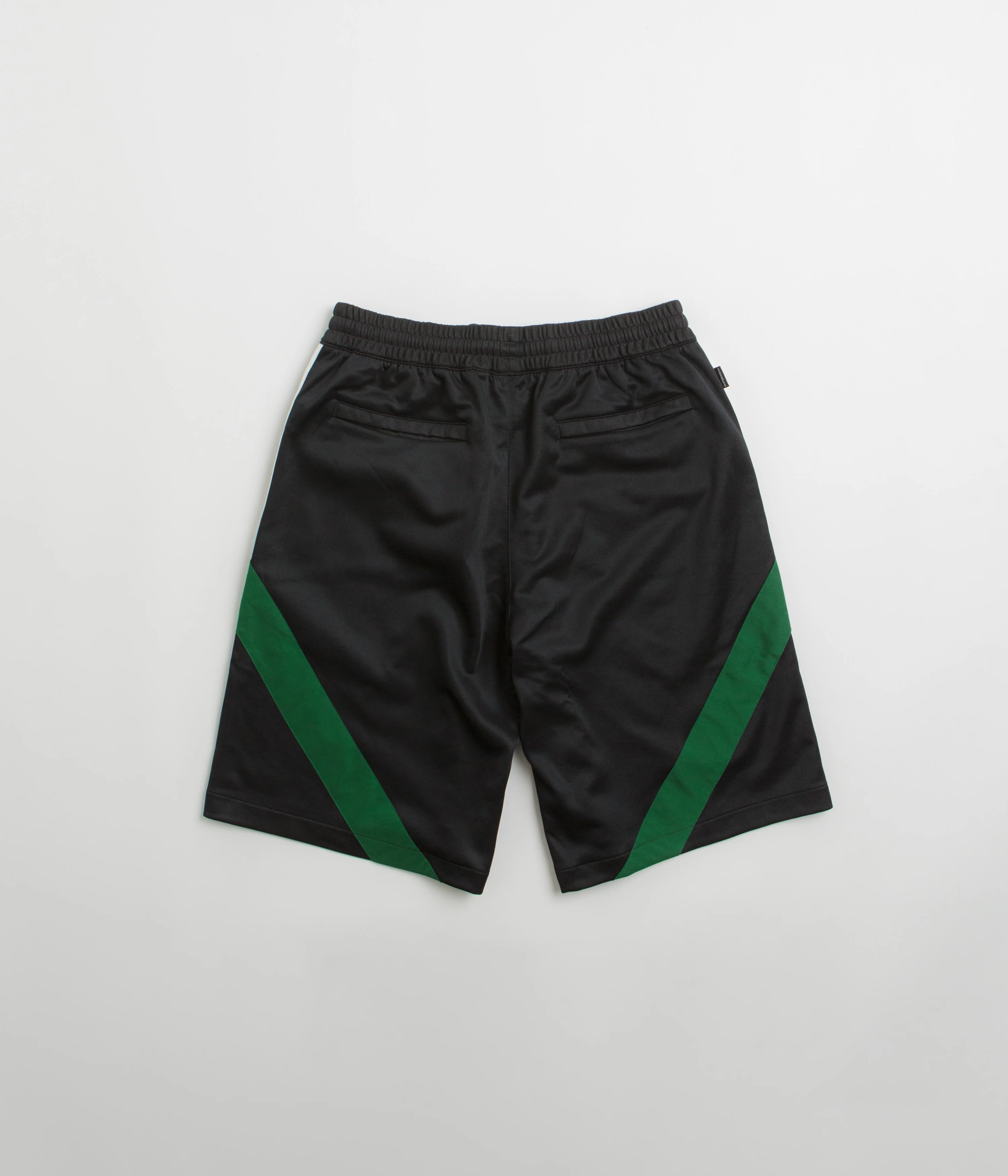 Adidas Skateboarding Football Shorts - Black / Dark Green / White - Image 3