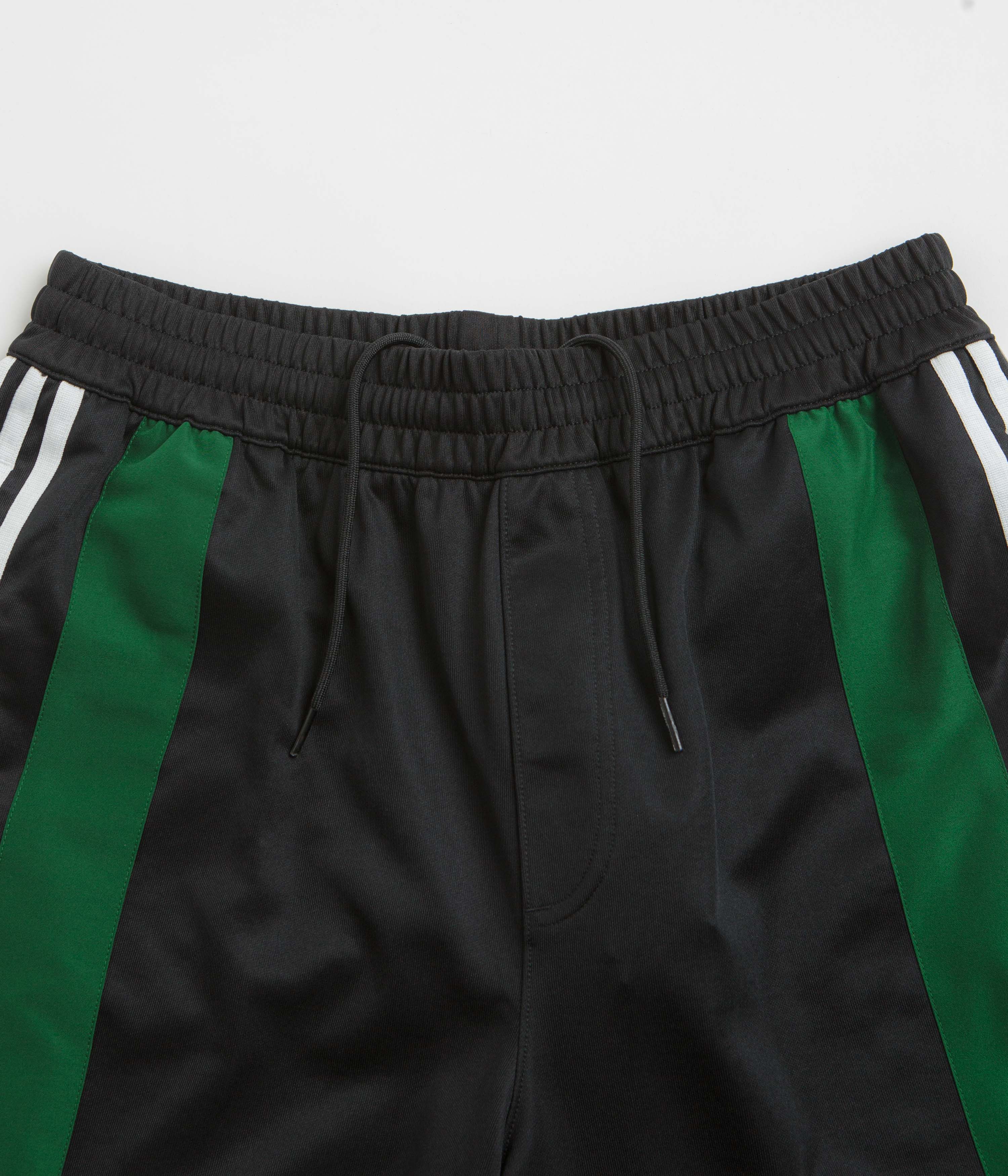Adidas Skateboarding Football Shorts - Black / Dark Green / White - Image 4
