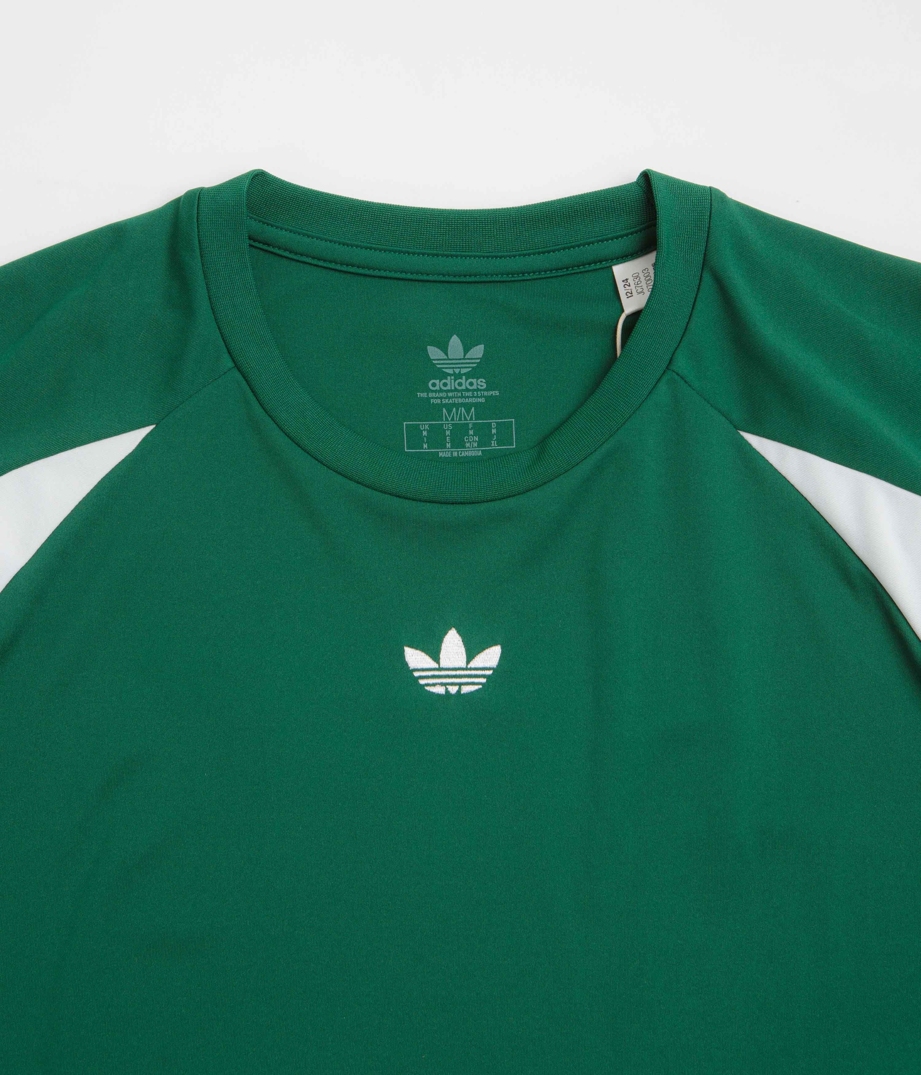 Adidas Skateboarding Teamgeist Jersey - Dark Green / White - Image 3