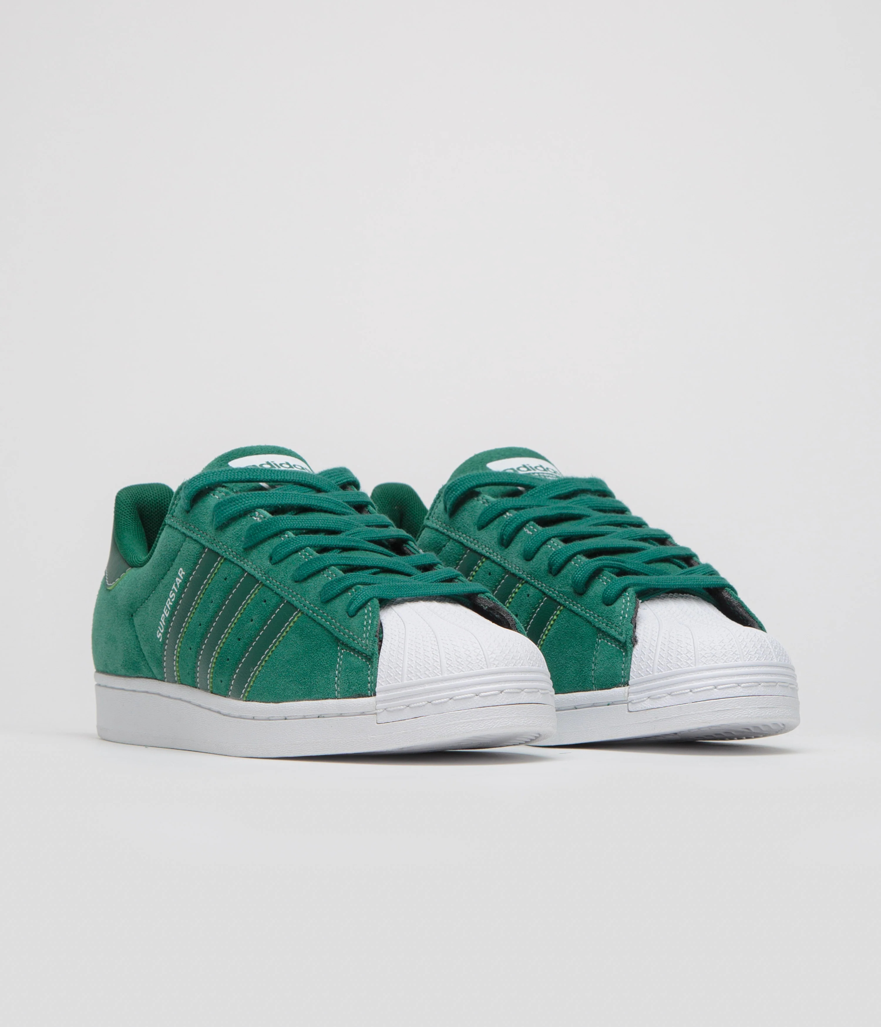 Adidas Superstar ADV Shoes - Collegiate Green / FTWR White / Collegiate Green - Image 2