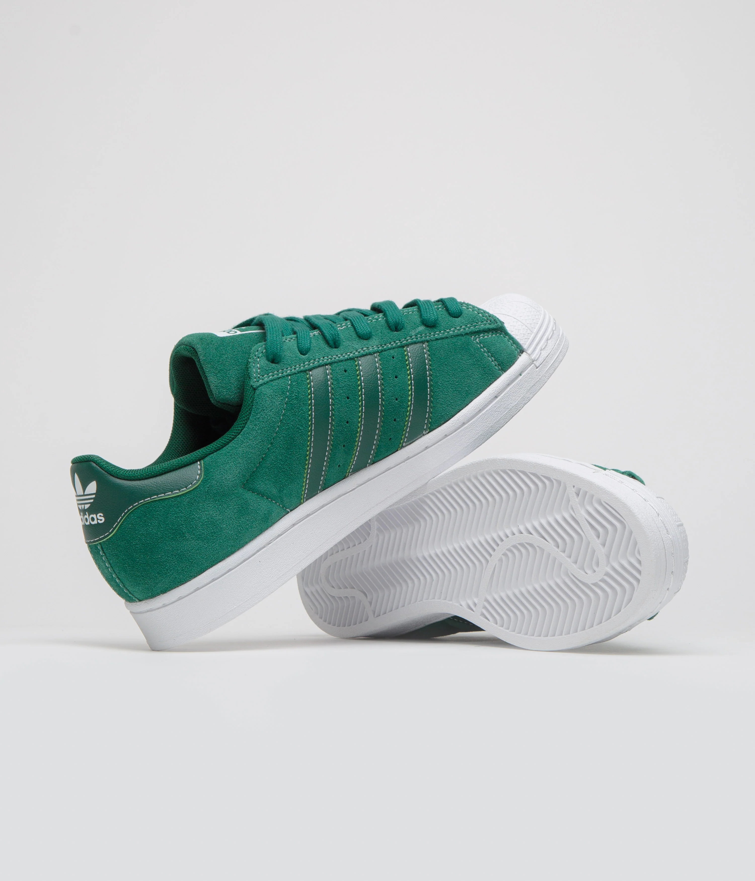 Adidas Superstar ADV Shoes - Collegiate Green / FTWR White / Collegiate Green - Image 5