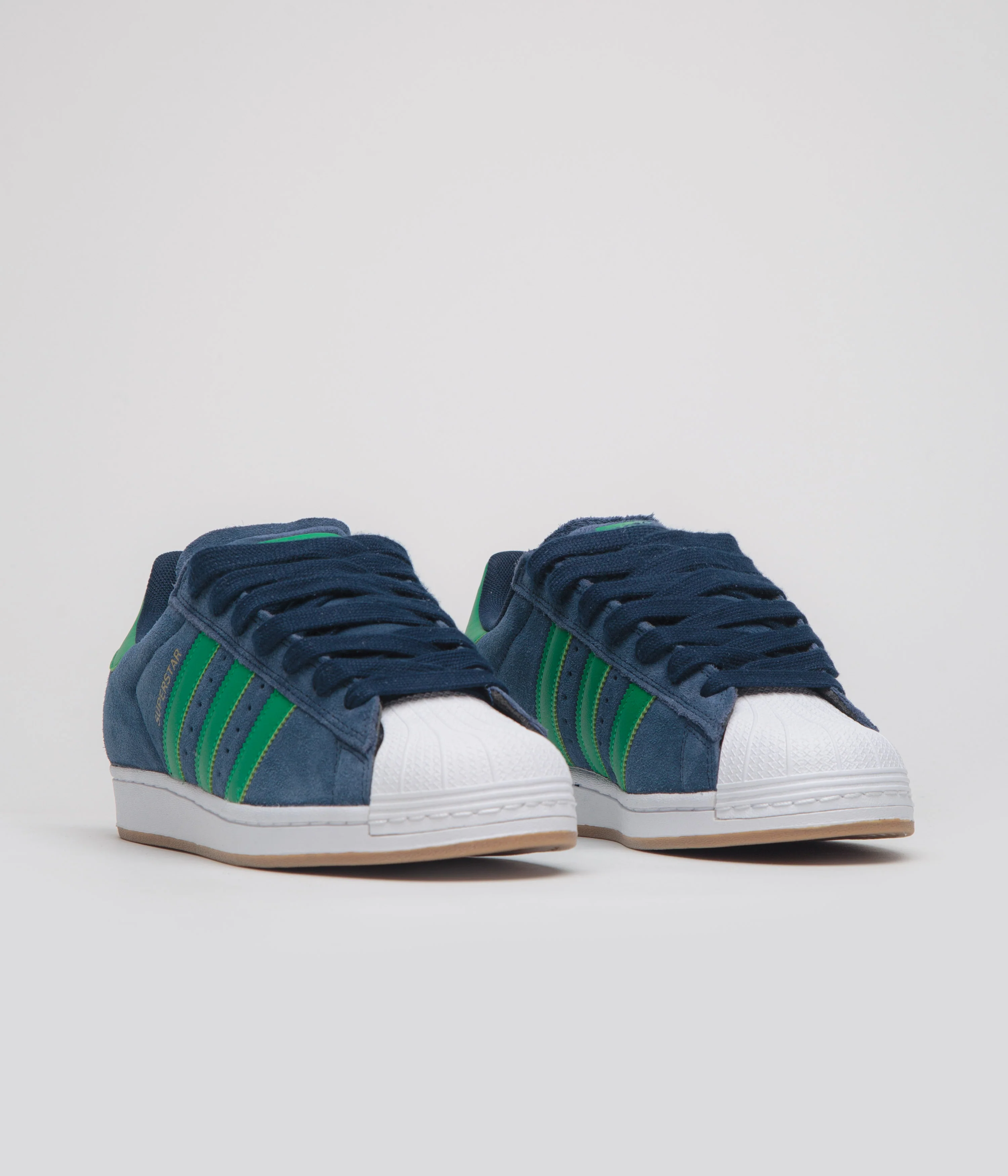 Adidas Superstar ADV Shoes - Collegiate Navy / Green / FTWR White - Image 2