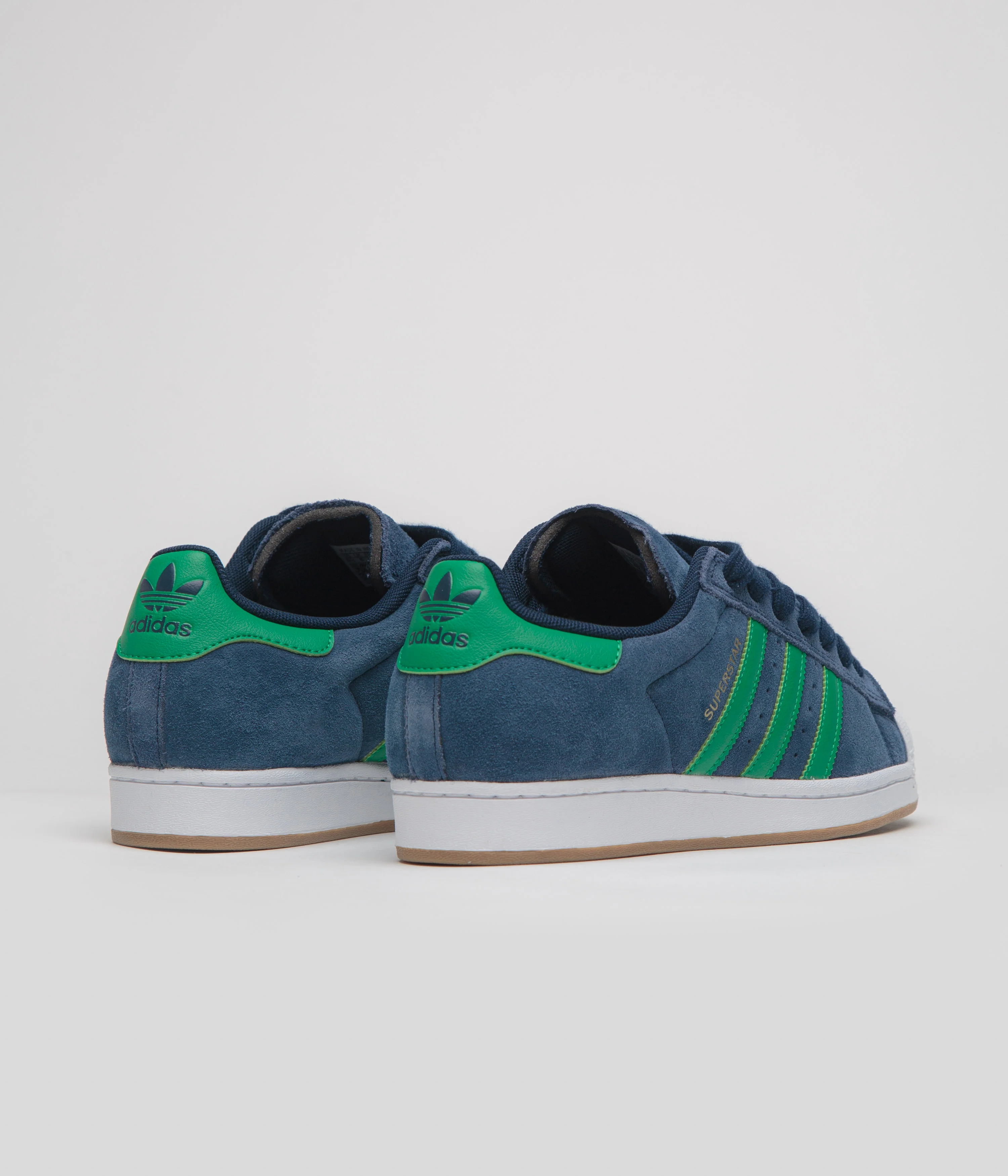 Adidas Superstar ADV Shoes - Collegiate Navy / Green / FTWR White - Image 4