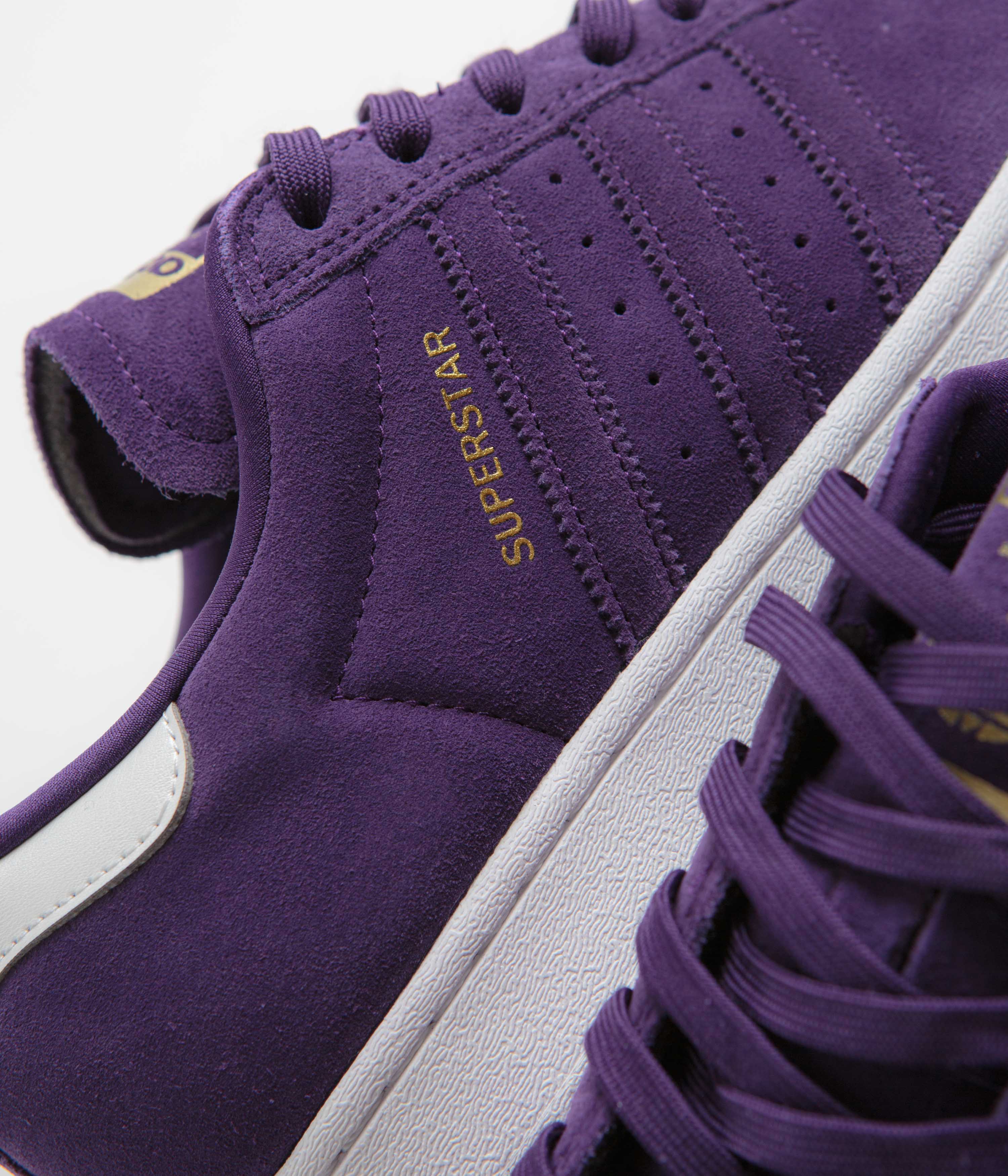 Adidas Superstar ADV Shoes - Collegiate Purple / Zero Metallic / Gold Metallic - Image 3