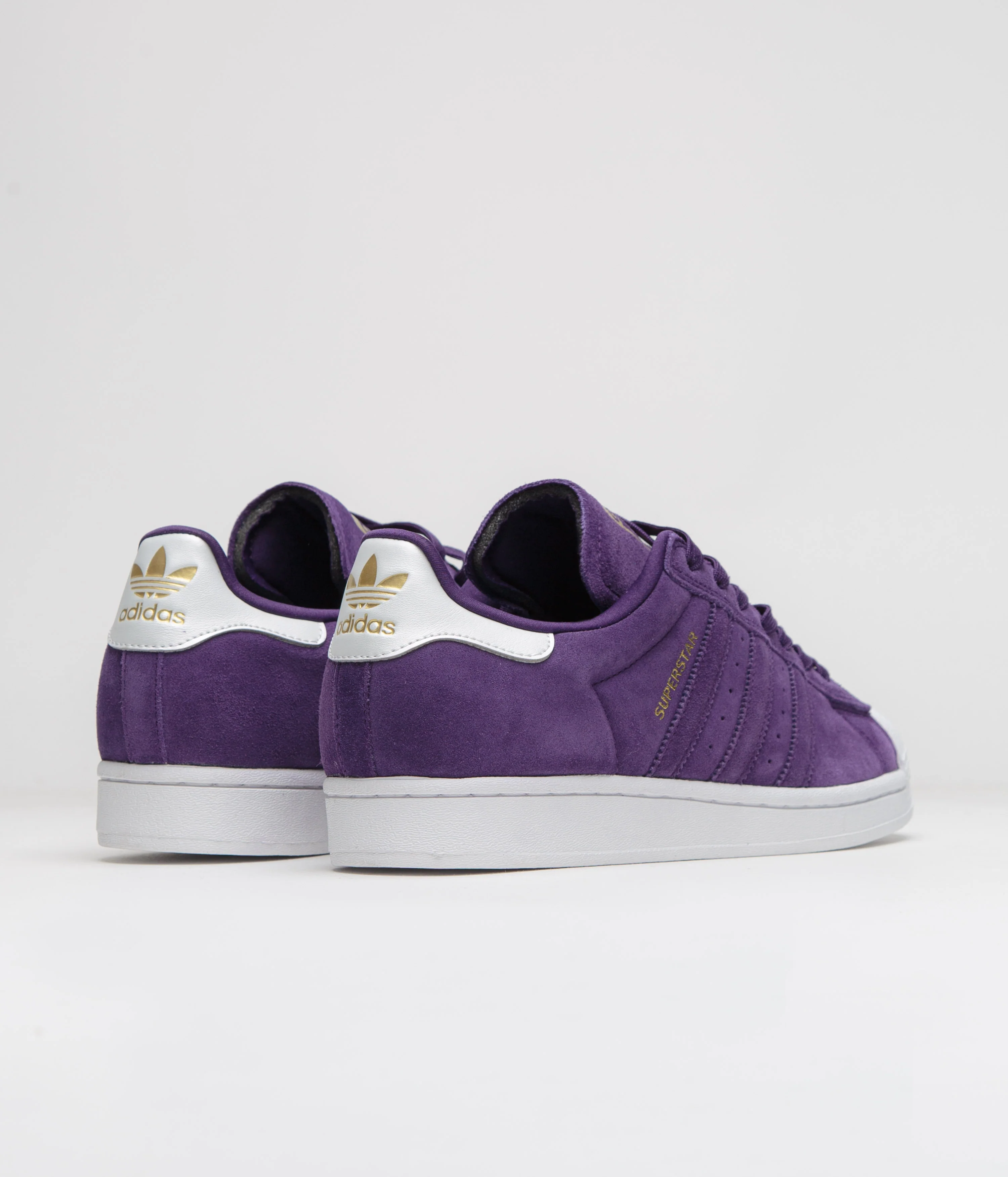 Adidas Superstar ADV Shoes - Collegiate Purple / Zero Metallic / Gold Metallic - Image 4