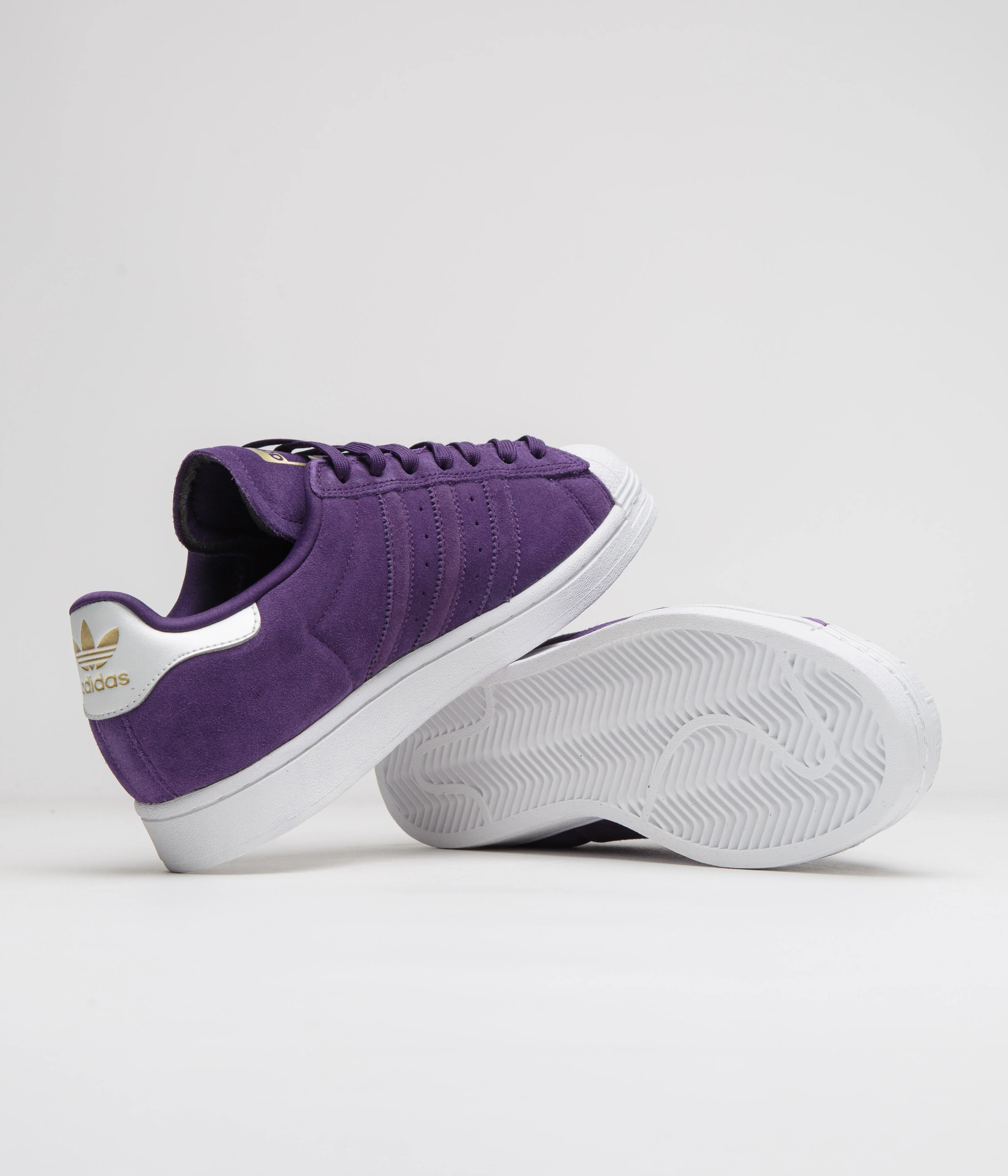 Adidas Superstar ADV Shoes - Collegiate Purple / Zero Metallic / Gold Metallic - Image 5