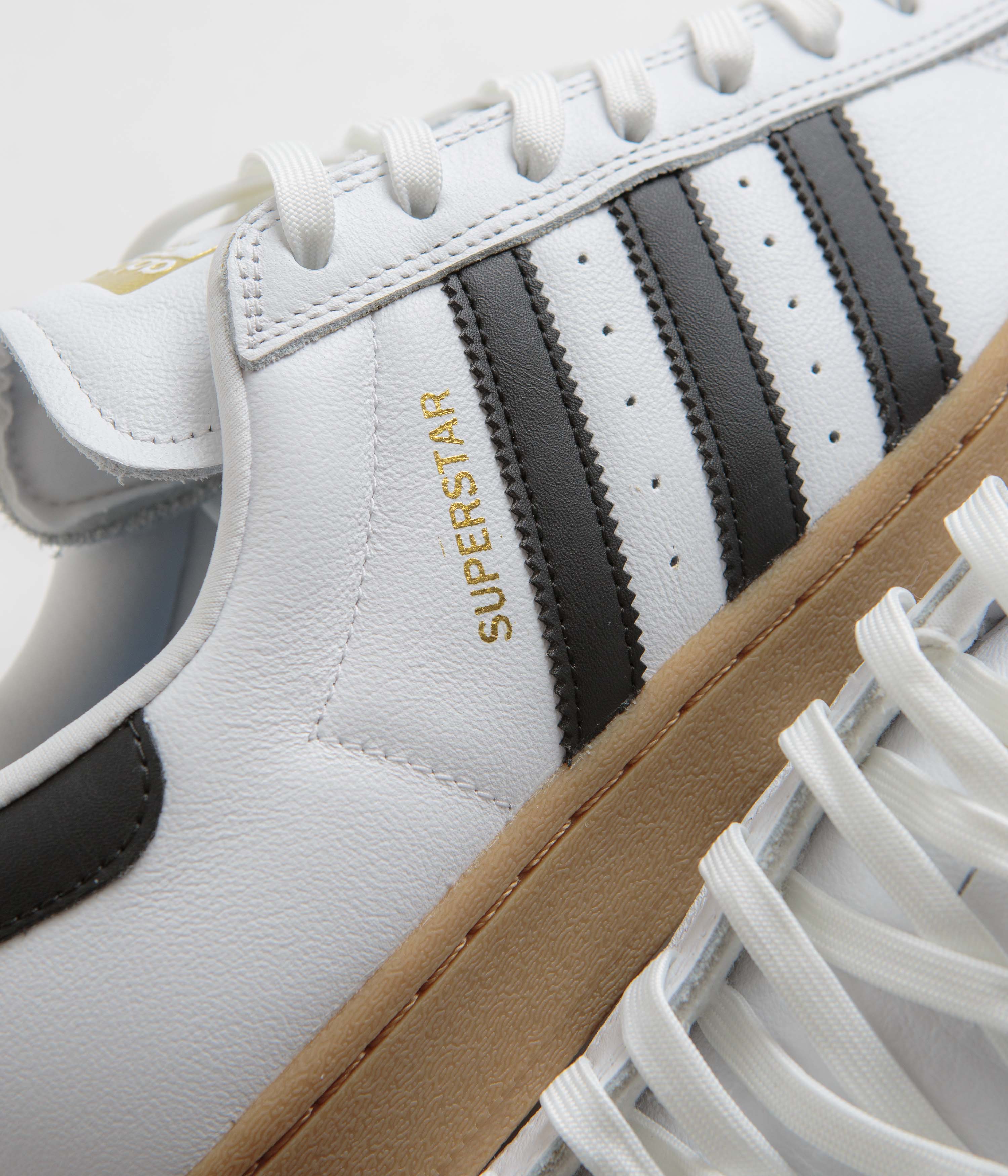 Adidas Superstar ADV Shoes - FTWR White / Core Black / Gum4 - Image 4