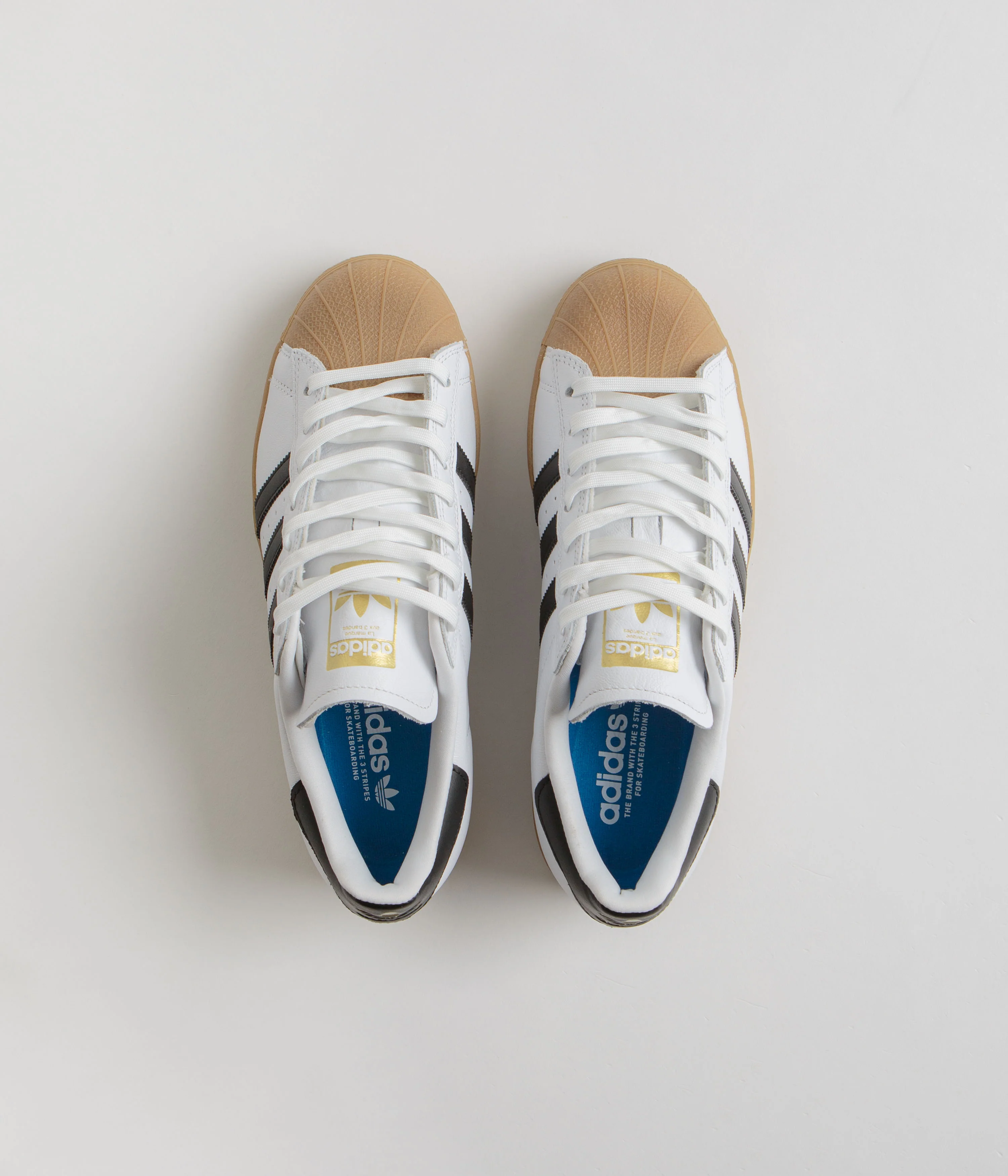 Adidas Superstar ADV Shoes - FTWR White / Core Black / Gum4 - Image 8