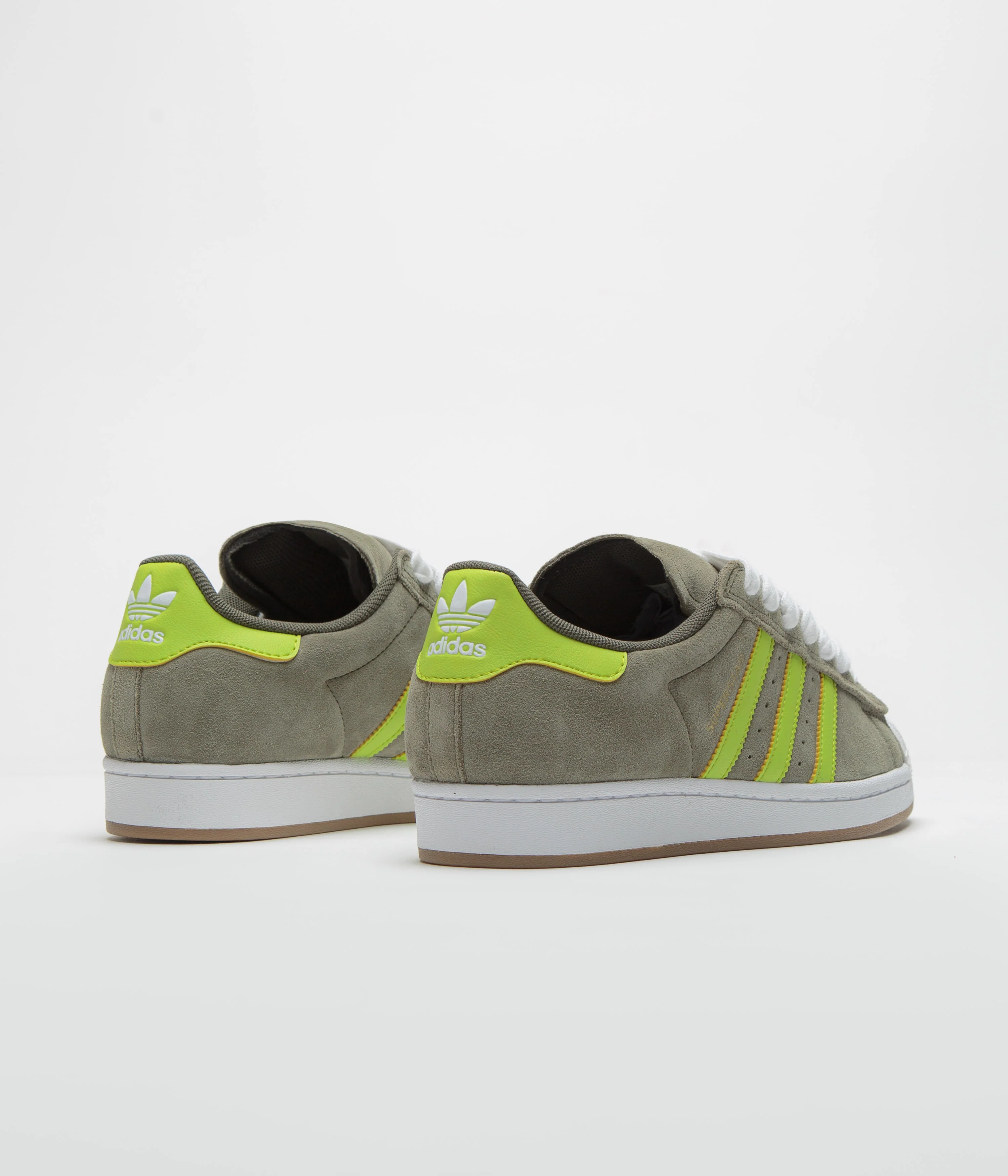 Adidas Superstar ADV Shoes - Olive Strata / Semi Solar Yellow / Gold Metallic - Image 4