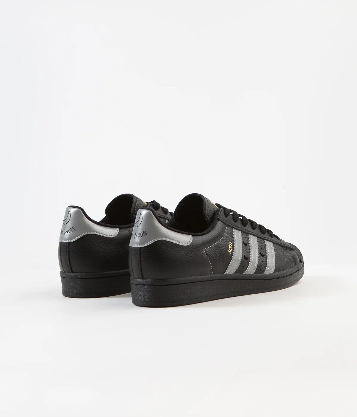 Adidas Superstar ADV 'Soto' Shoes - Core Black / Silver Metallic / Gold Metallic - Image 4