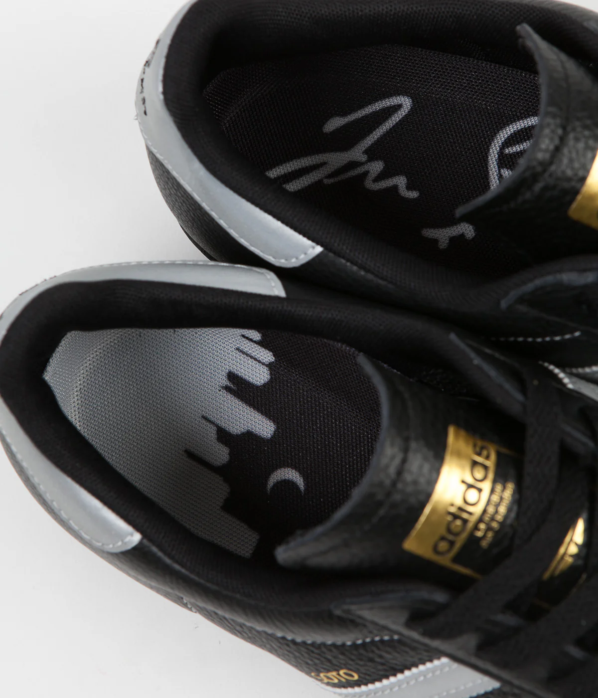 Adidas Superstar ADV 'Soto' Shoes - Core Black / Silver Metallic / Gold Metallic - Image 9