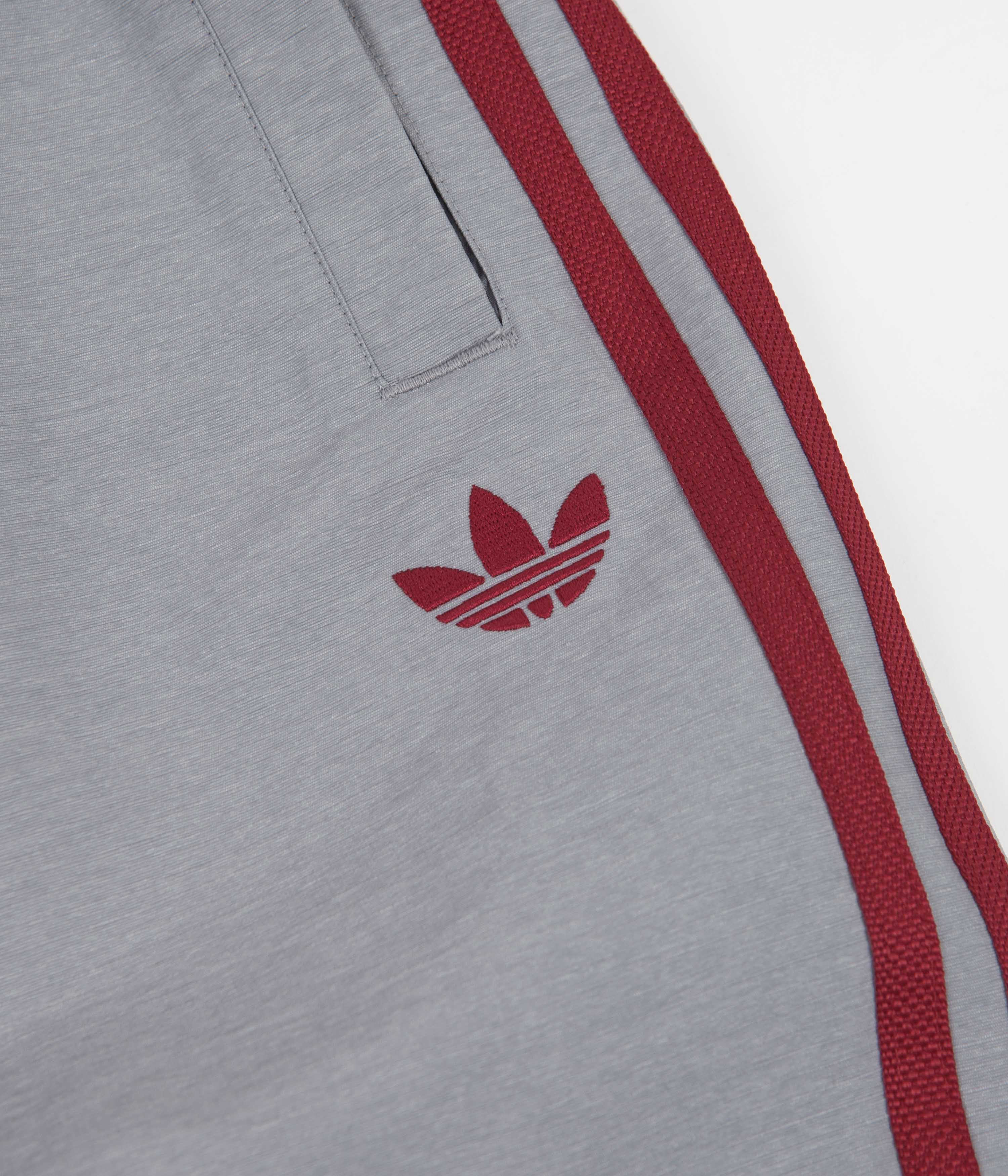 Adidas Superstar Track Pants - Grey / White / Team Victory Red - Image 4
