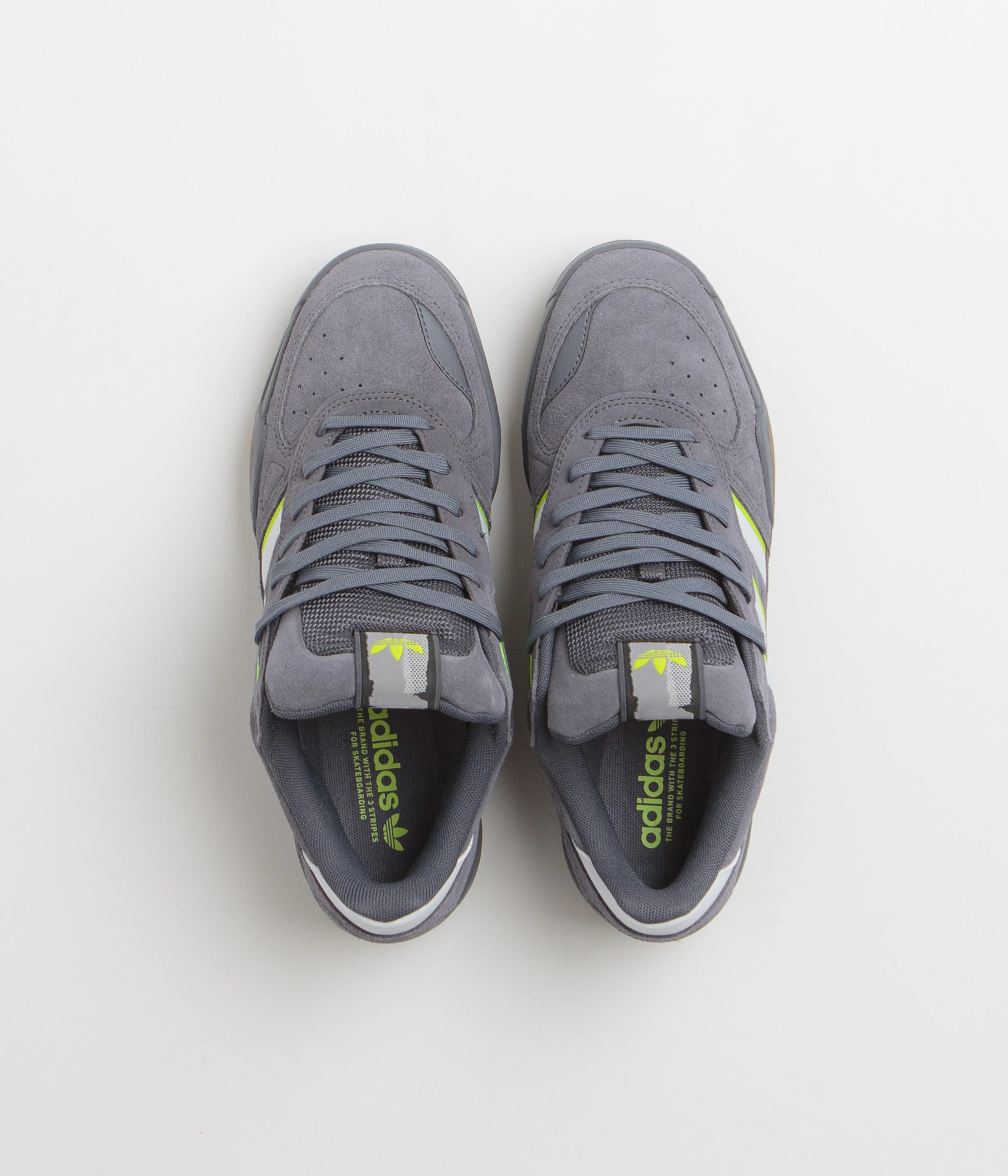 Adidas Tekkira Cup Shoes - Aurora Onix / FTWR White / Solar Slime - Image 7