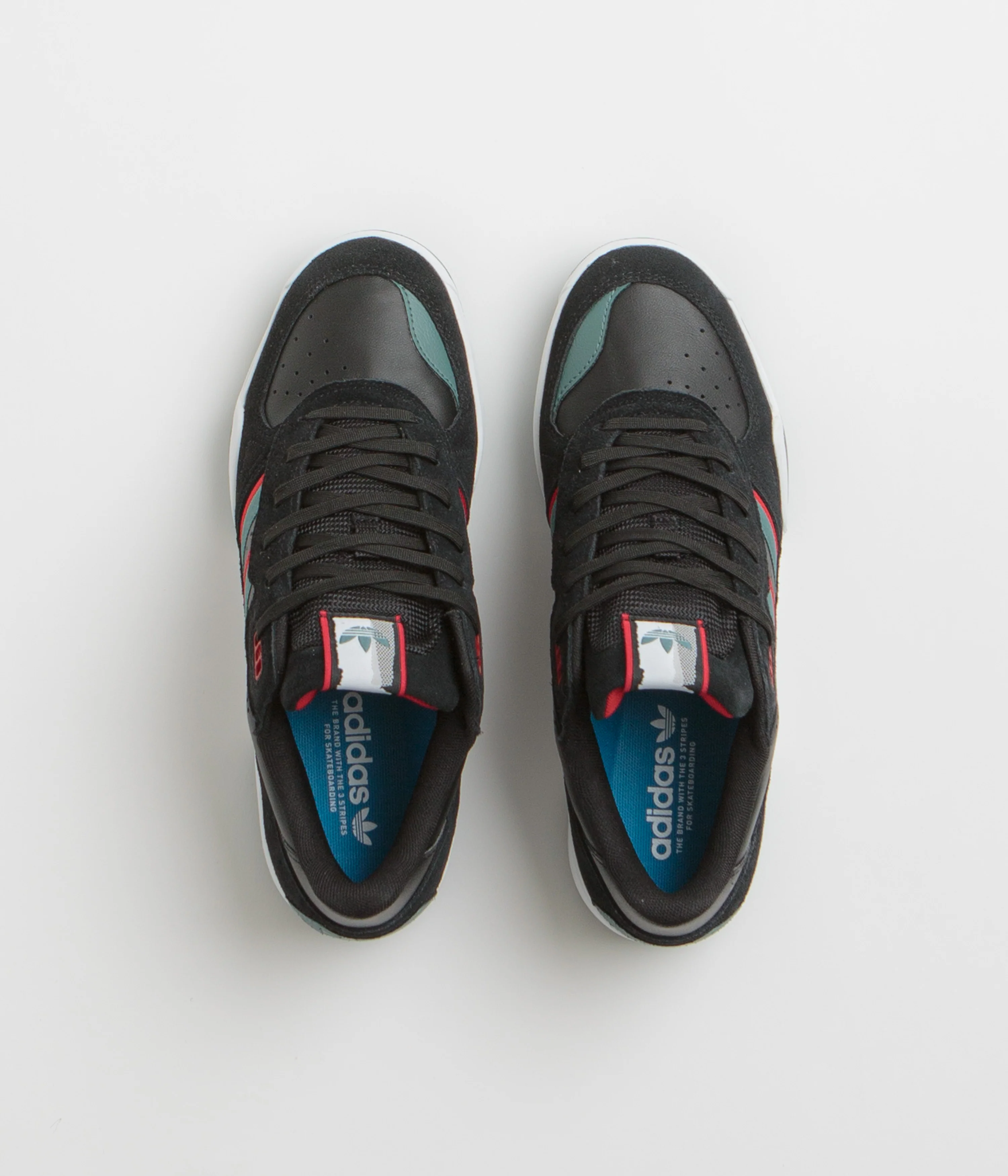 Adidas Tekkira Cup Shoes - Core Black / Preloved Teal / Better Scarlet - Image 6