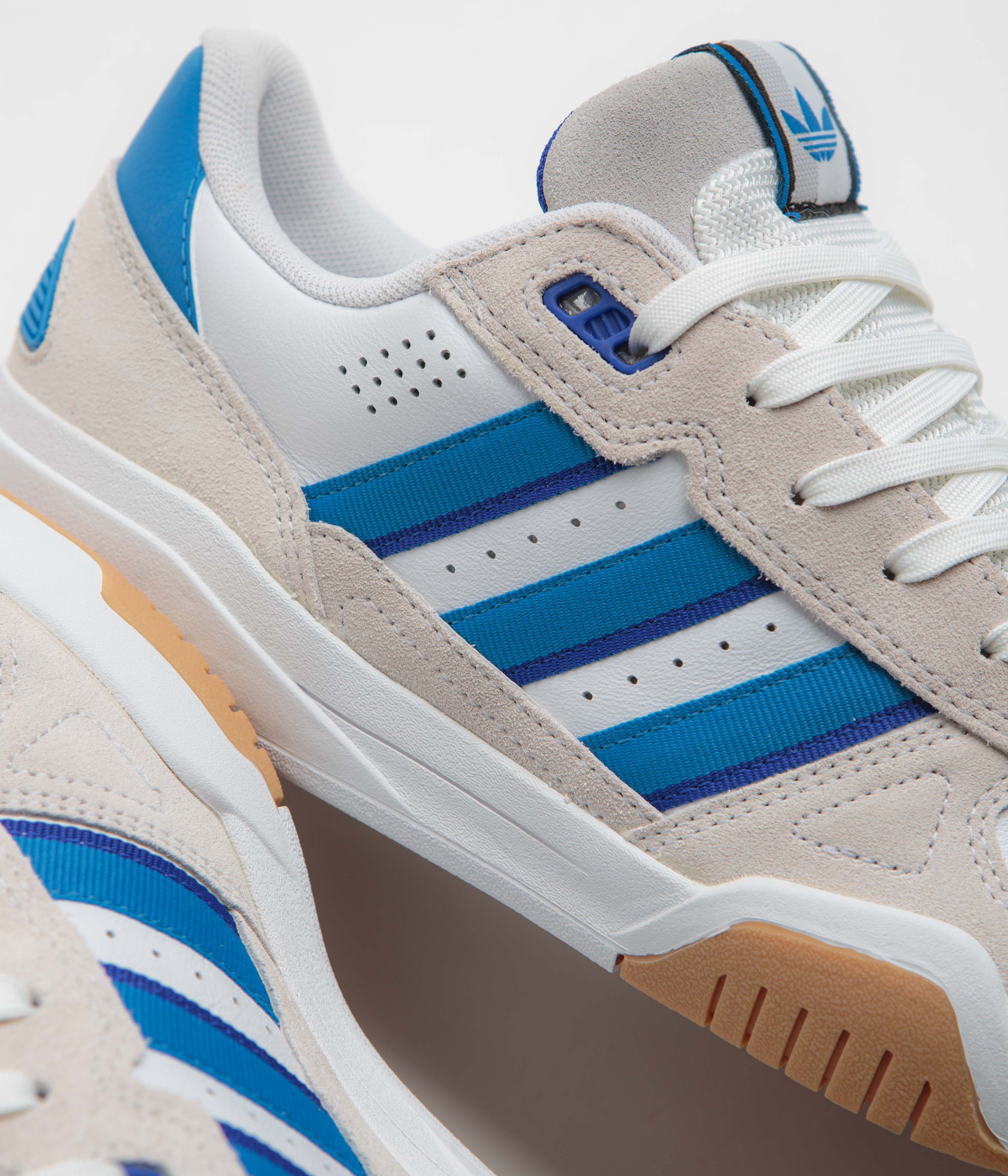 Adidas Tekkira Cup Shoes - FTWR White / Bright Blue / Lucid Blue - Image 3