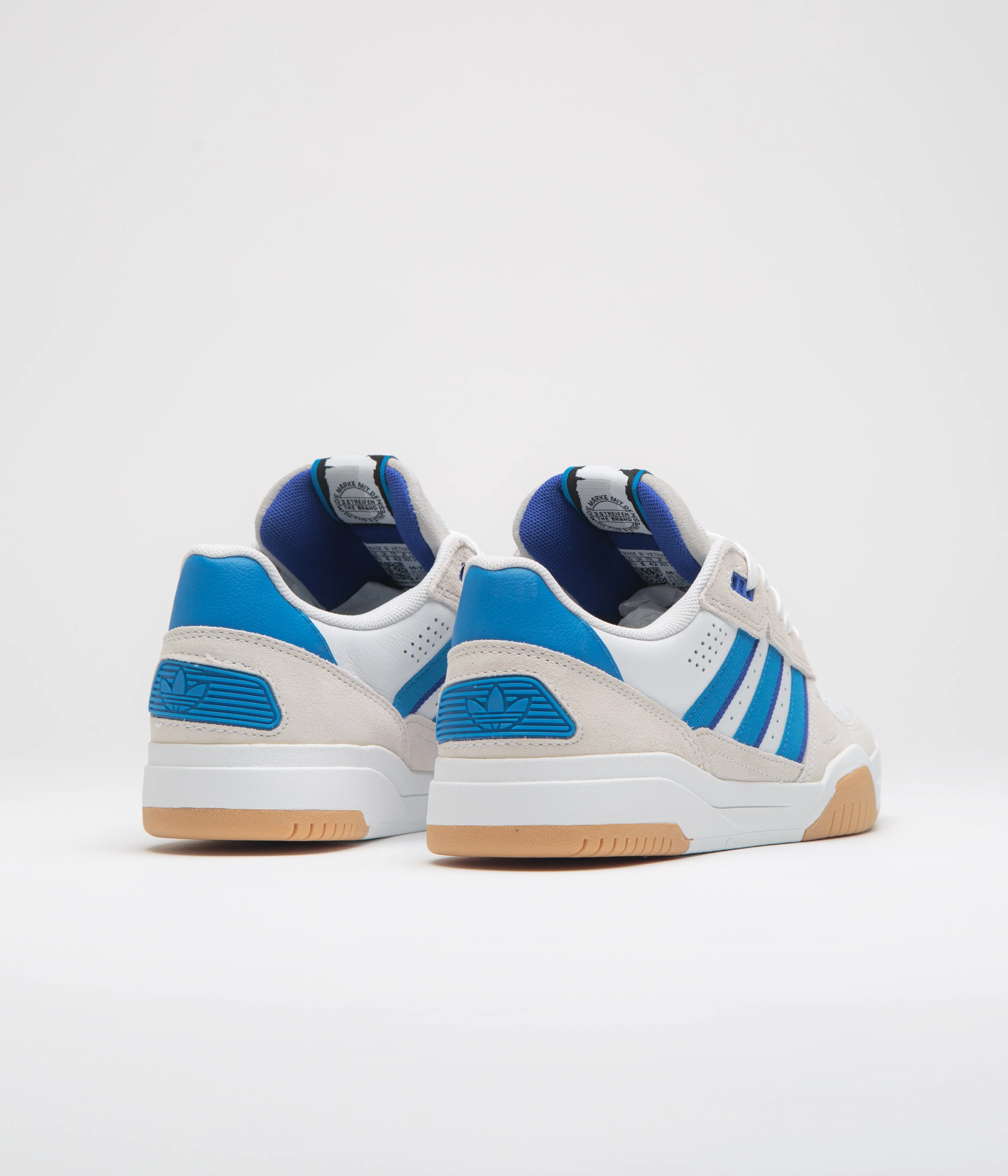 Adidas Tekkira Cup Shoes - FTWR White / Bright Blue / Lucid Blue - Image 4