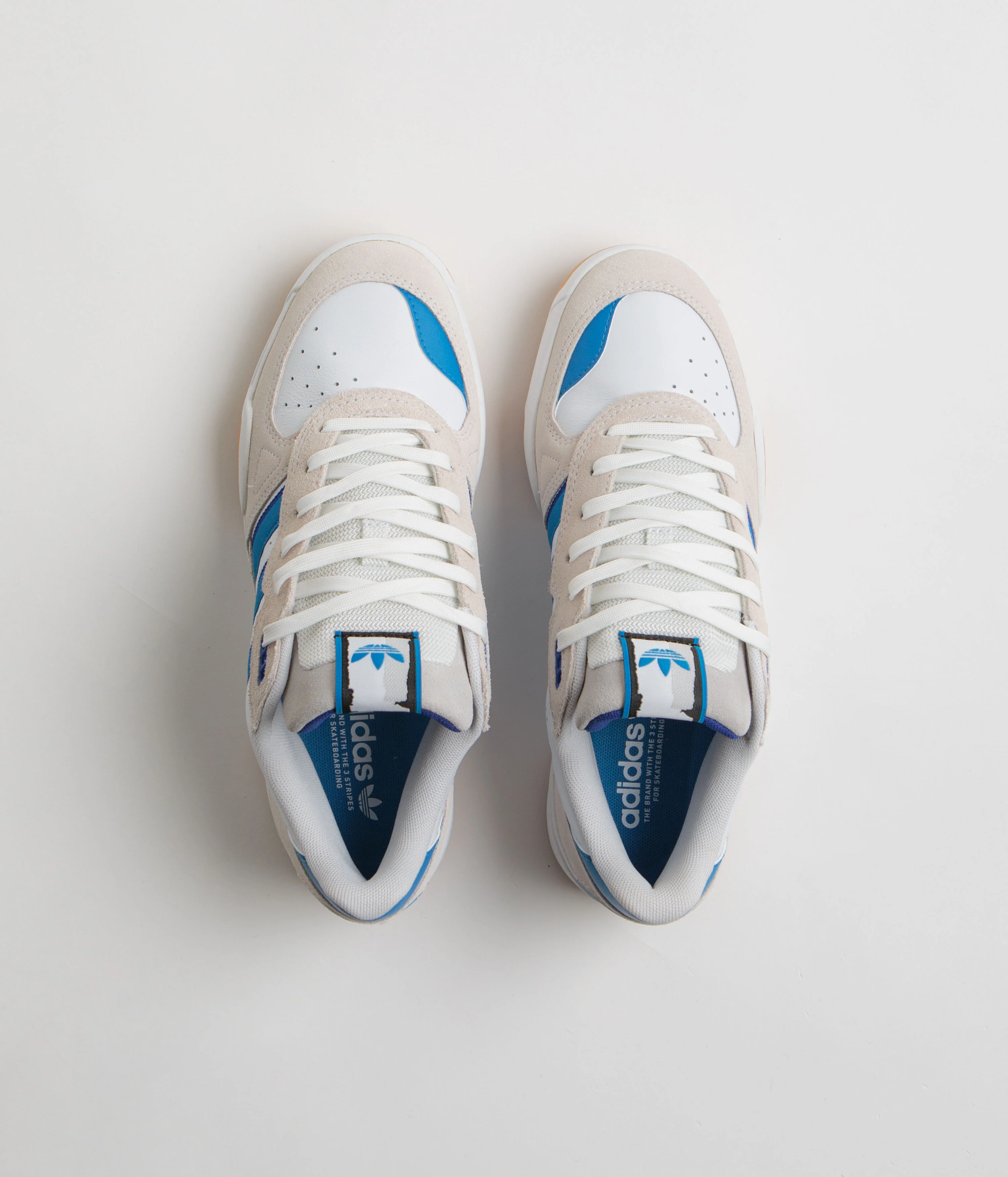 Adidas Tekkira Cup Shoes - FTWR White / Bright Blue / Lucid Blue - Image 7
