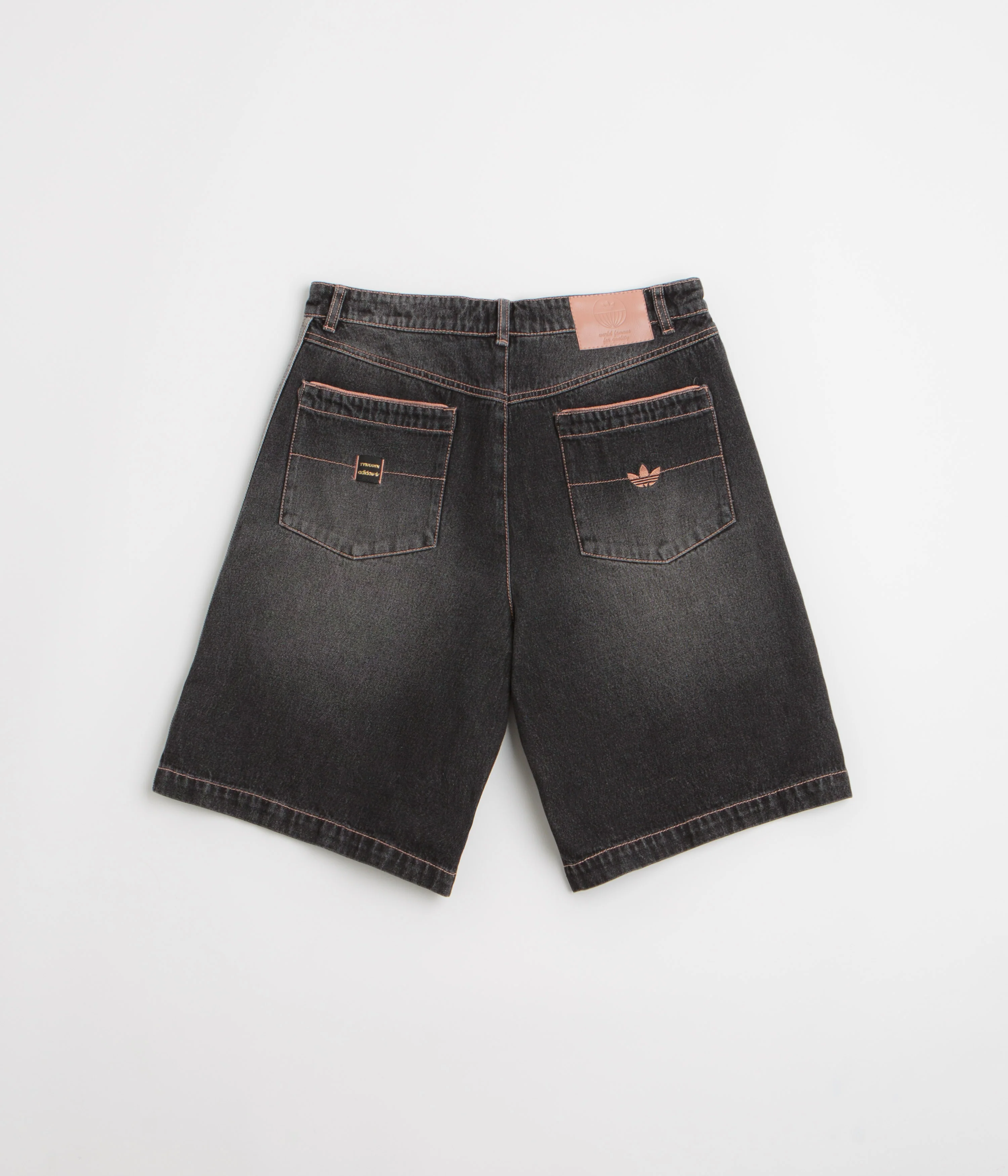 Adidas Tyshawn Denim Shorts - Black - Image 3