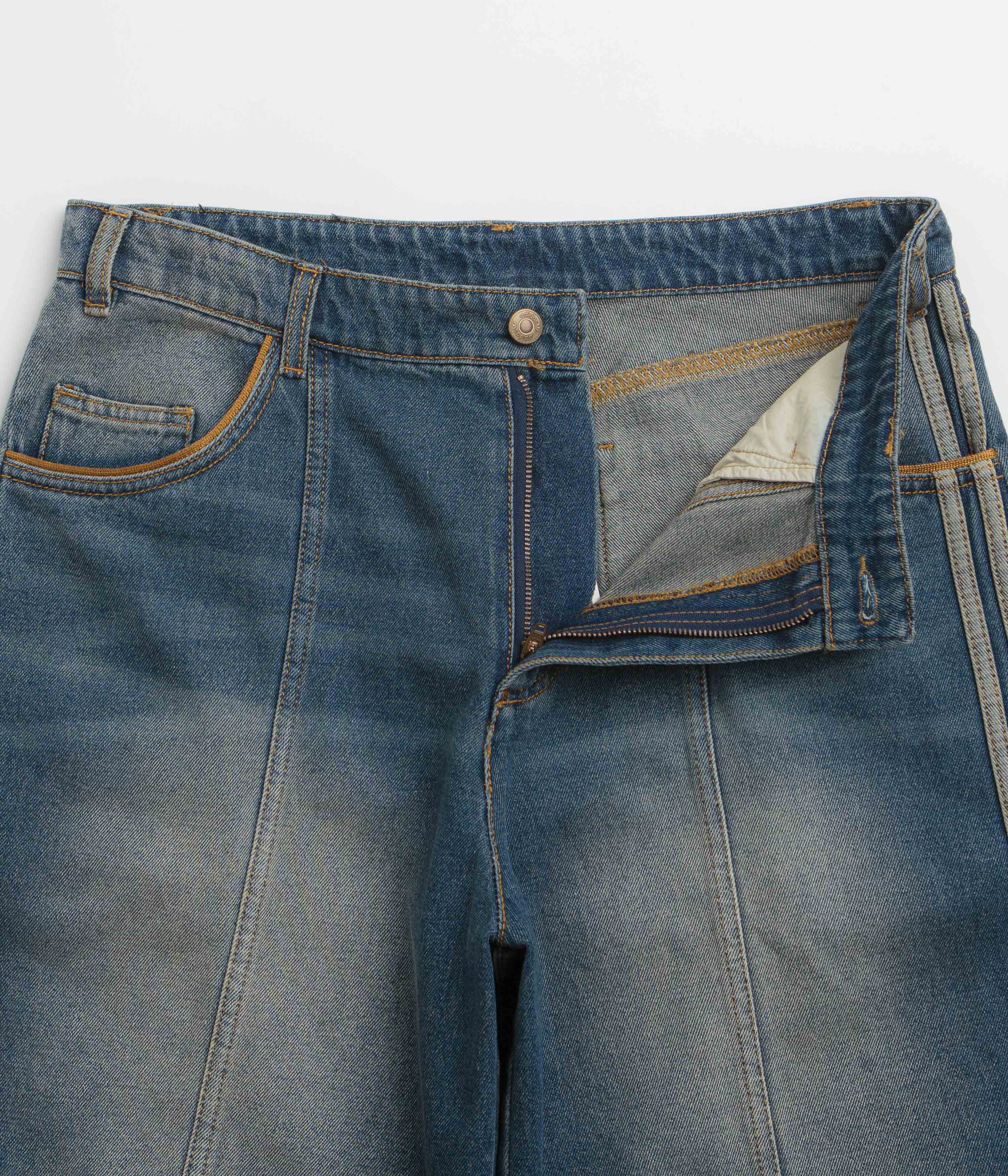 Adidas Tyshawn Denim Shorts - Blue - Image 5