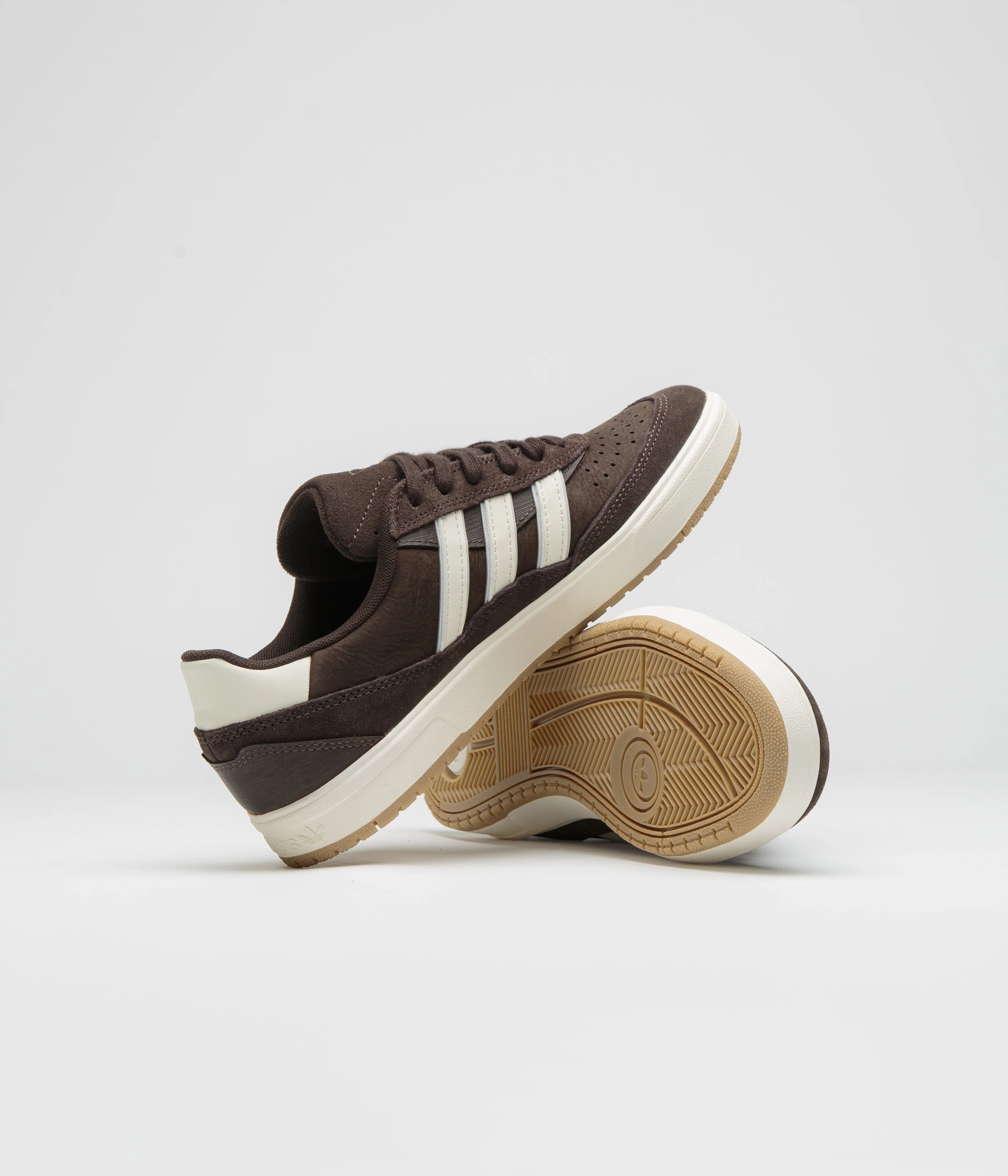Adidas Tyshawn II Shoes - Aurora Coffee / Off White / Chalk White - Image 5