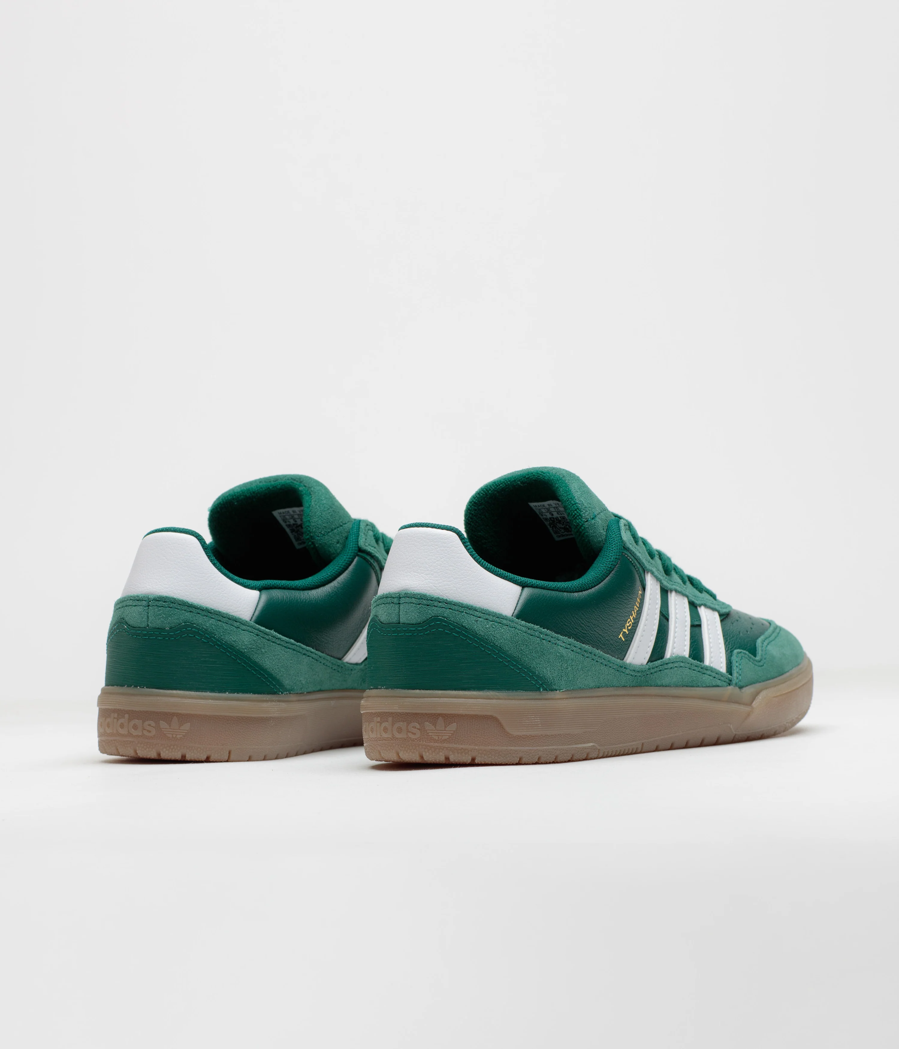 Adidas Tyshawn II Shoes - Collegiate Green / FTWR White / Gum5 - Image 4