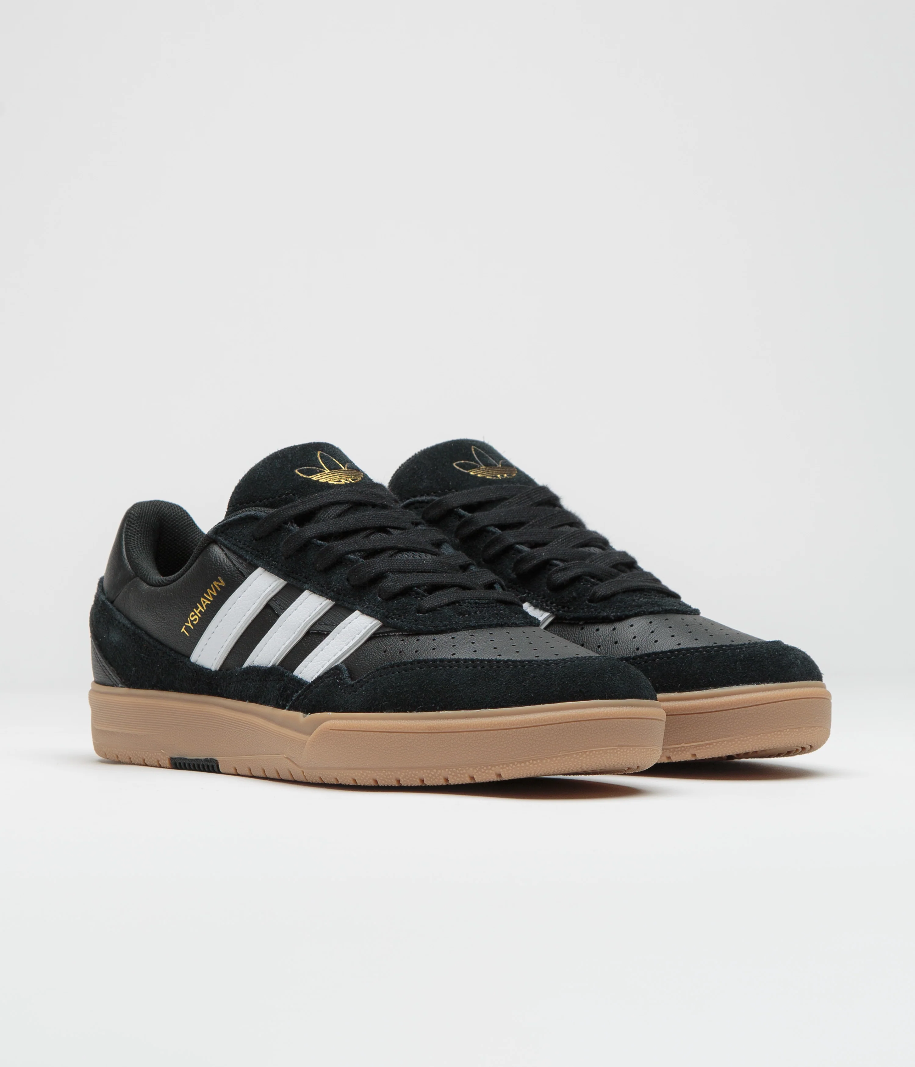 Adidas Tyshawn II Shoes - Core Black / FTWR White / Gum4 / Black - Image 2