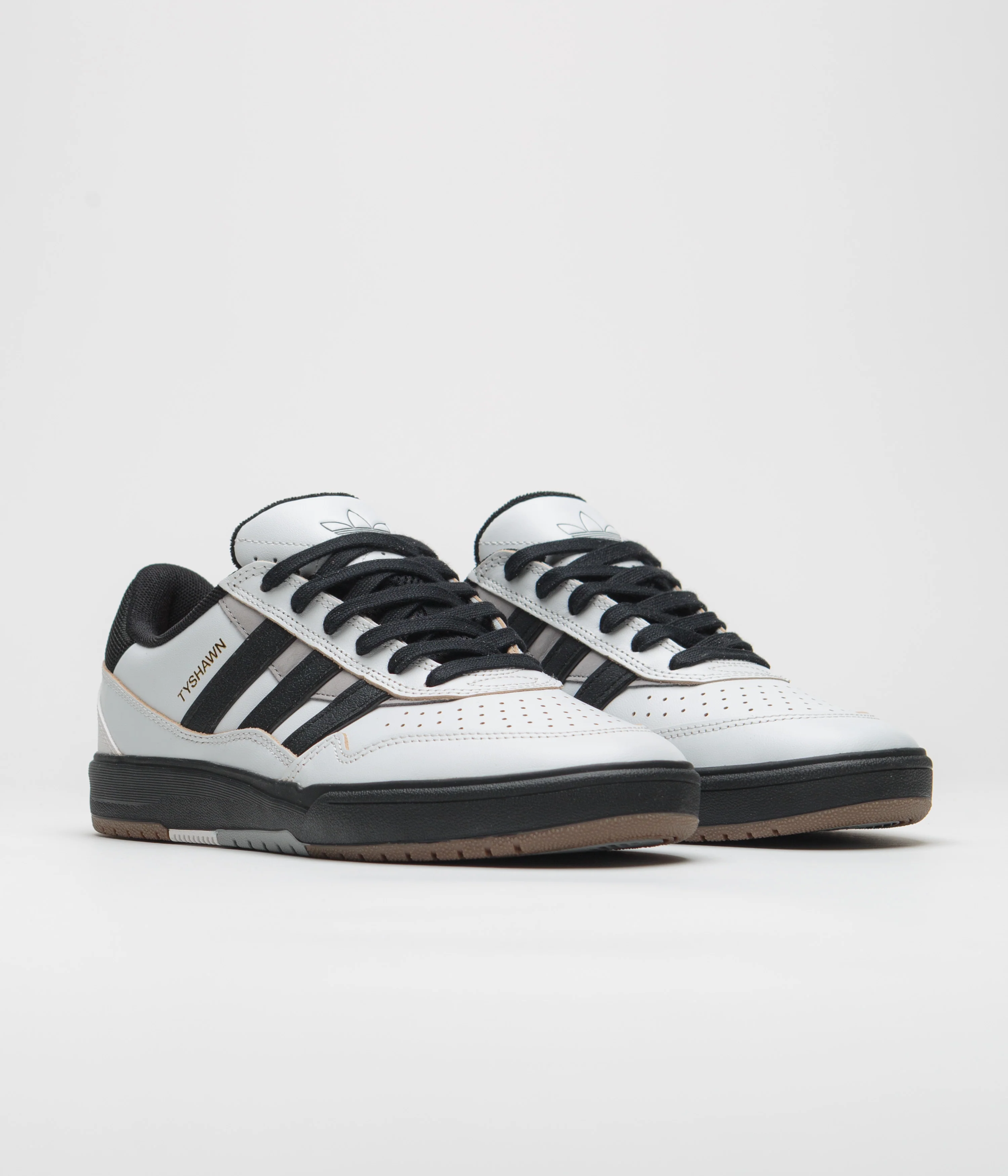 Adidas Tyshawn II Shoes - Crystal White / Core Black / Solid Grey - Image 3