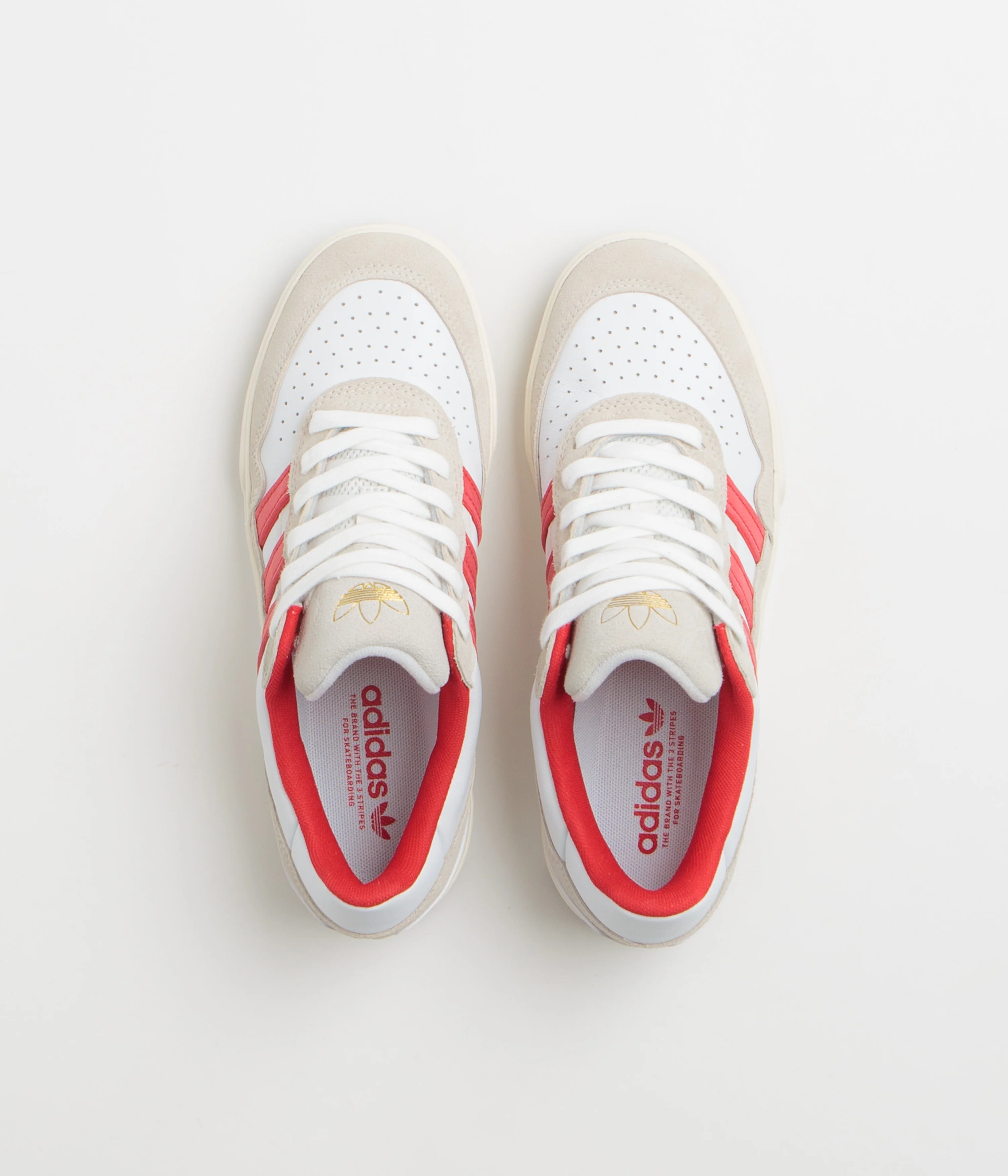 Adidas Tyshawn II Shoes - FTWR White / Better Scarlet / Chalk White - Image 7