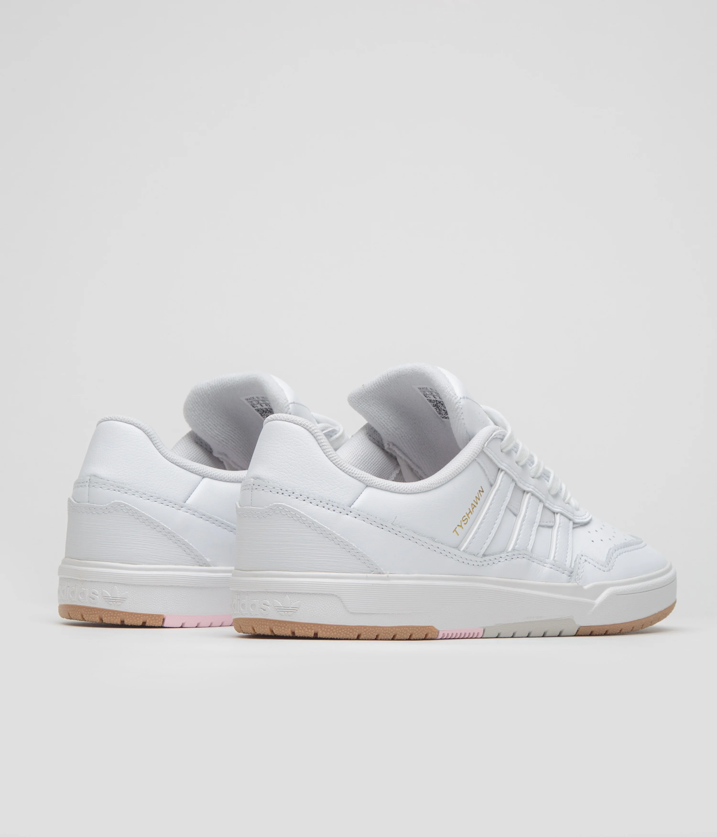 Adidas Tyshawn II Shoes - FTWR White / FTWR White / Gum4 - Image 4