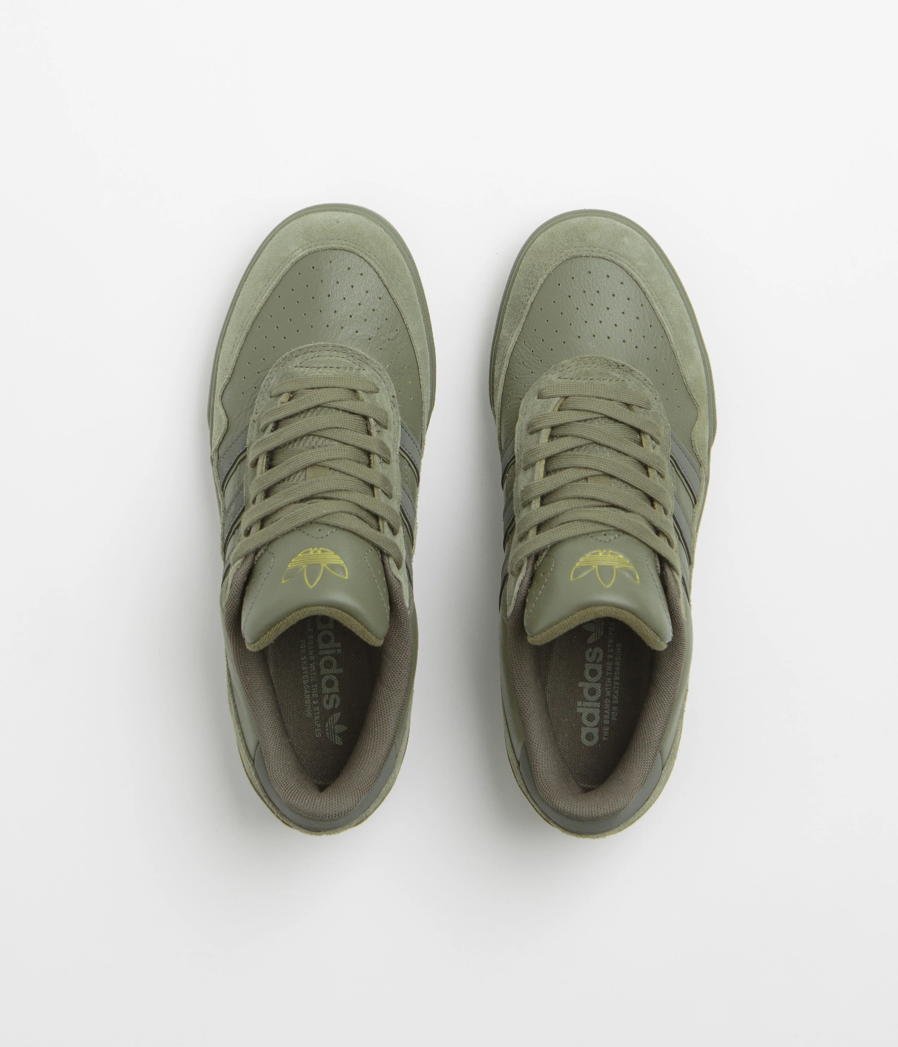 Adidas Tyshawn II Shoes - Olive Strata / Shadow Olive / Gum5 - Image 7