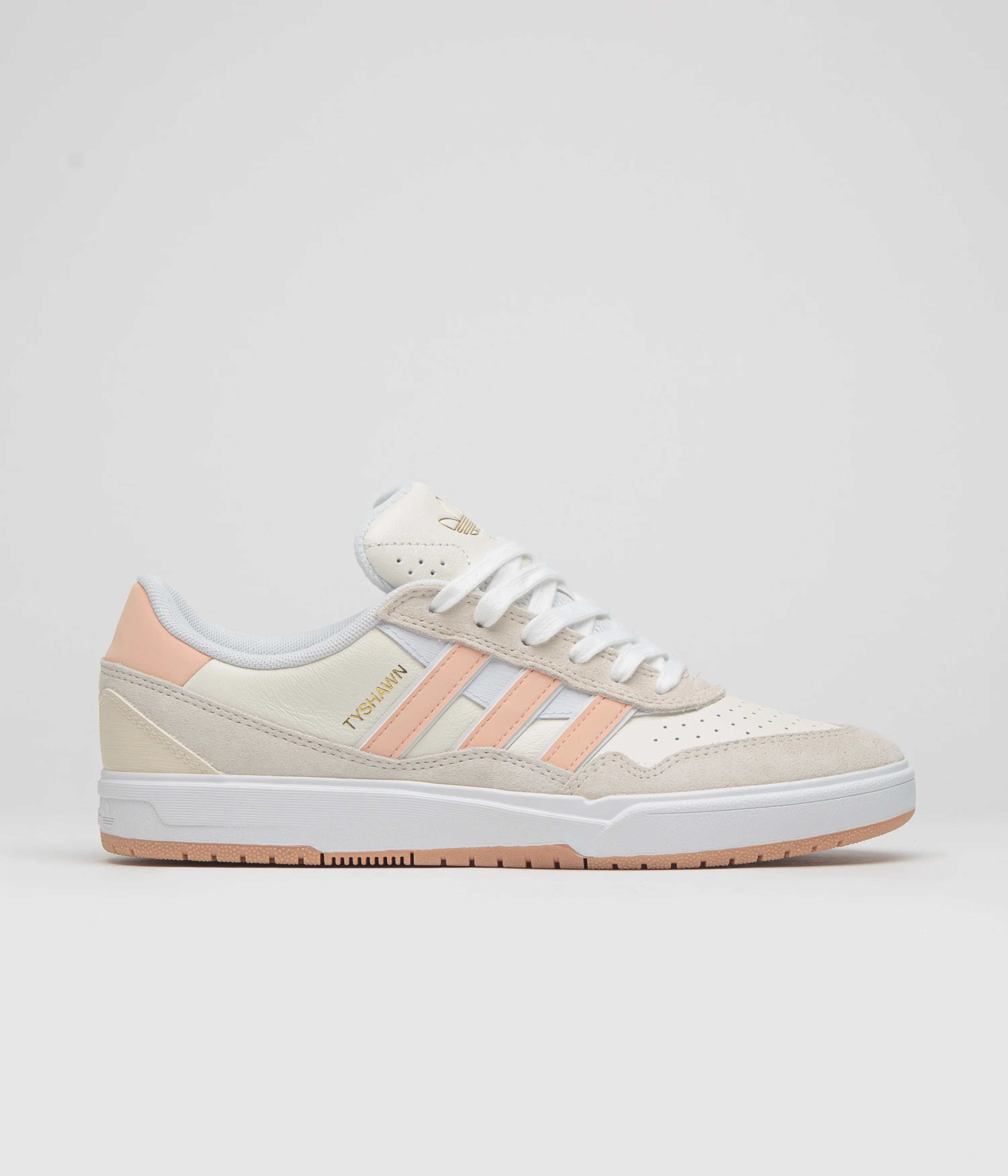 Adidas Tyshawn II Shoes - Wonder White / Powder Coral / Off White
