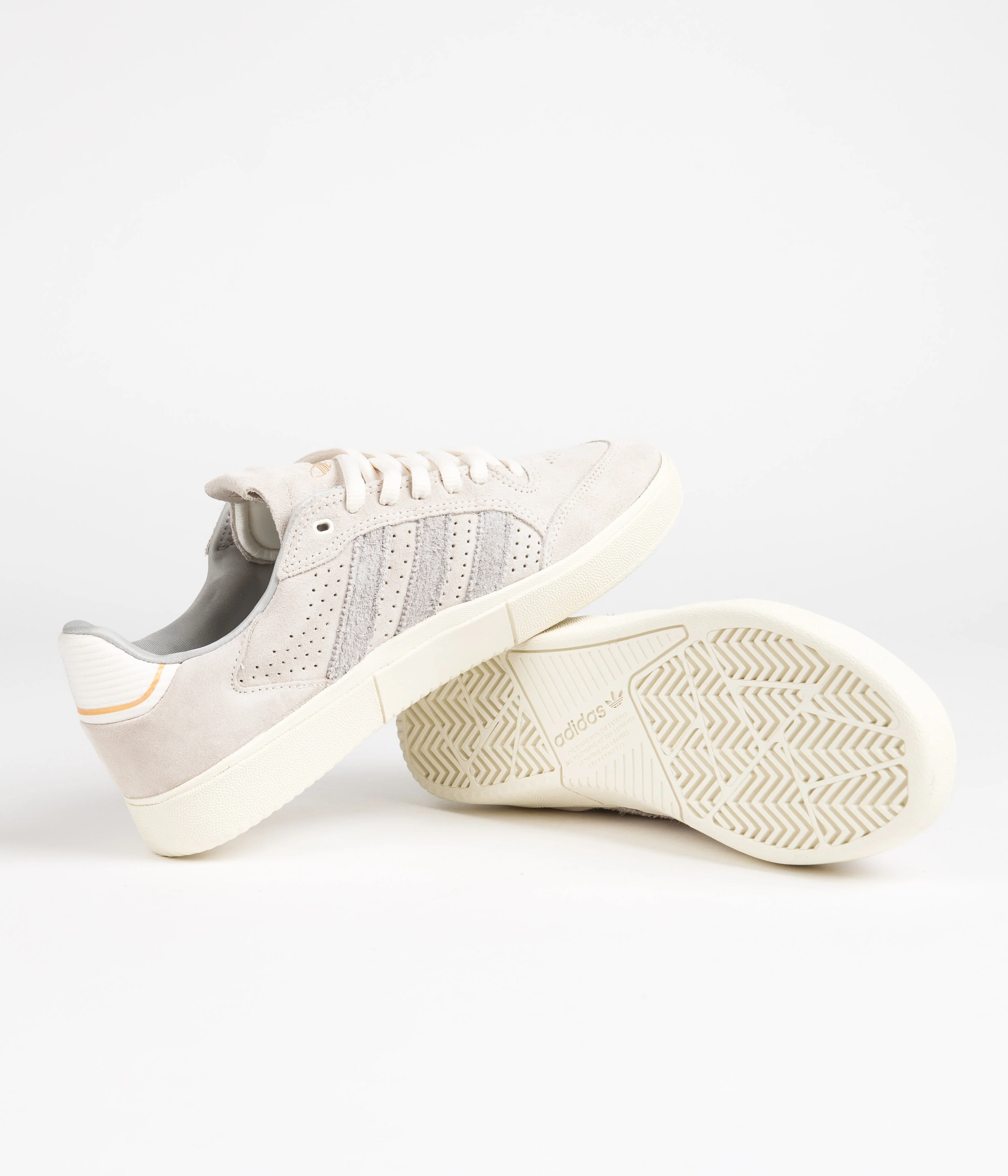 Adidas Tyshawn Low Shoes - Chalk White / Grey One / Cream White - Image 5