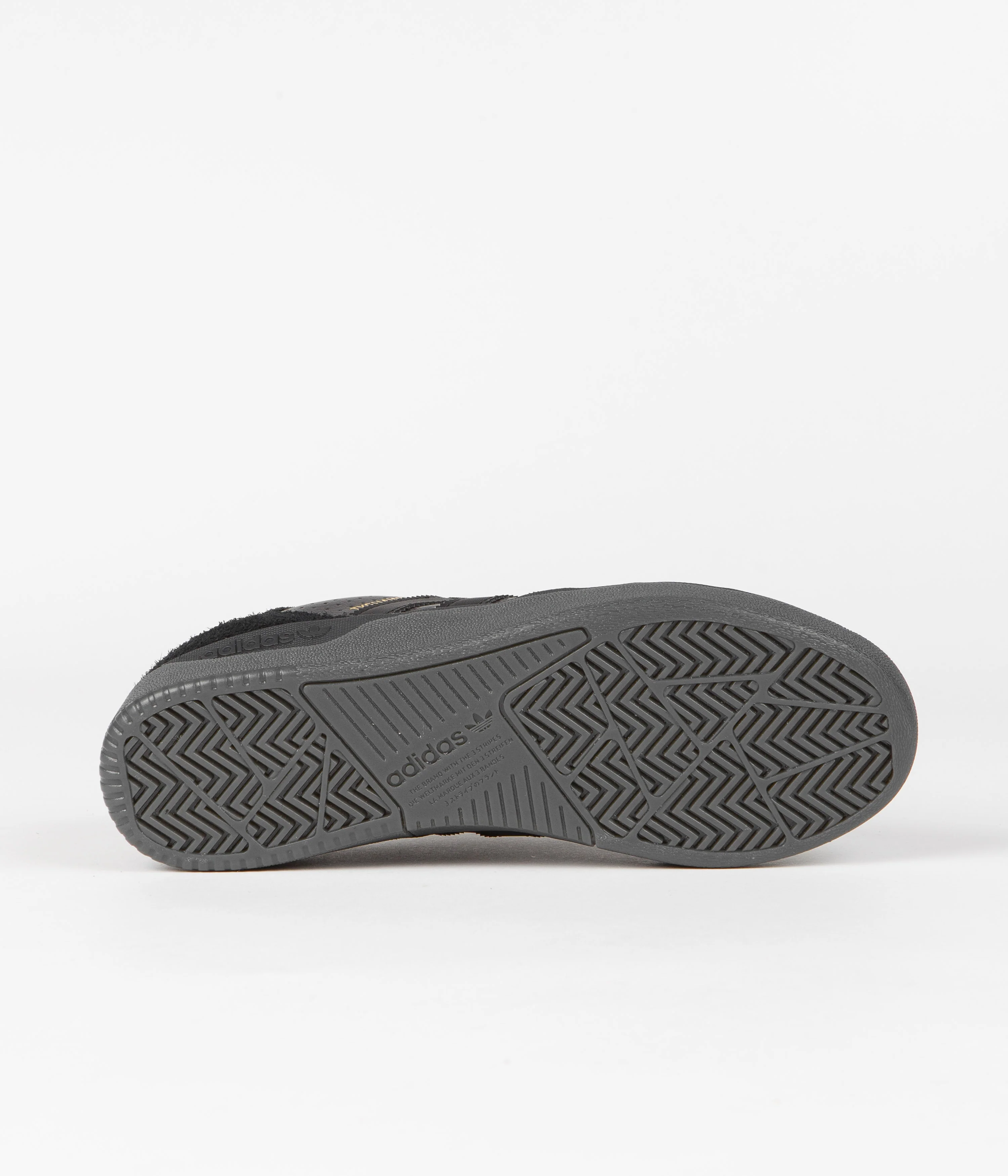 Adidas Tyshawn Low Shoes - Core Black / Core Black / Gold Metallic / Core Black - Image 6