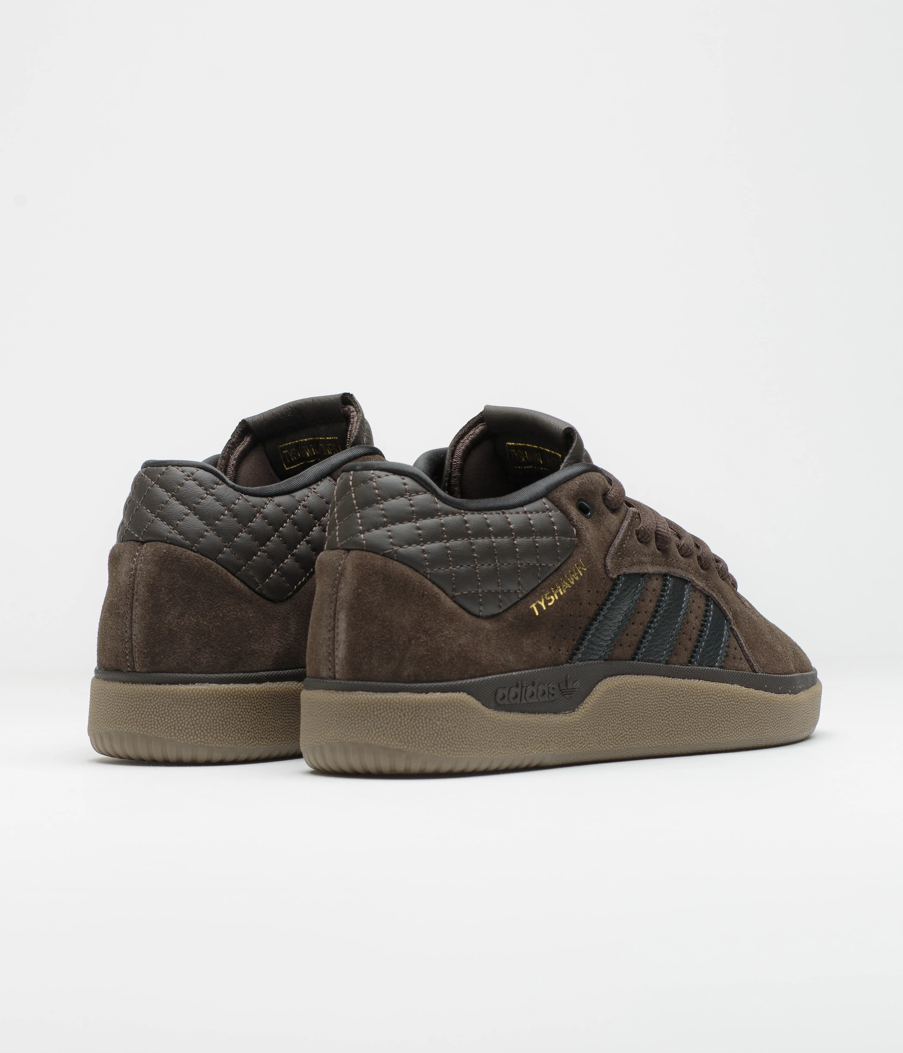 Adidas Tyshawn Shoes - Carbon / Aurora Coffee / Carbon - Image 4