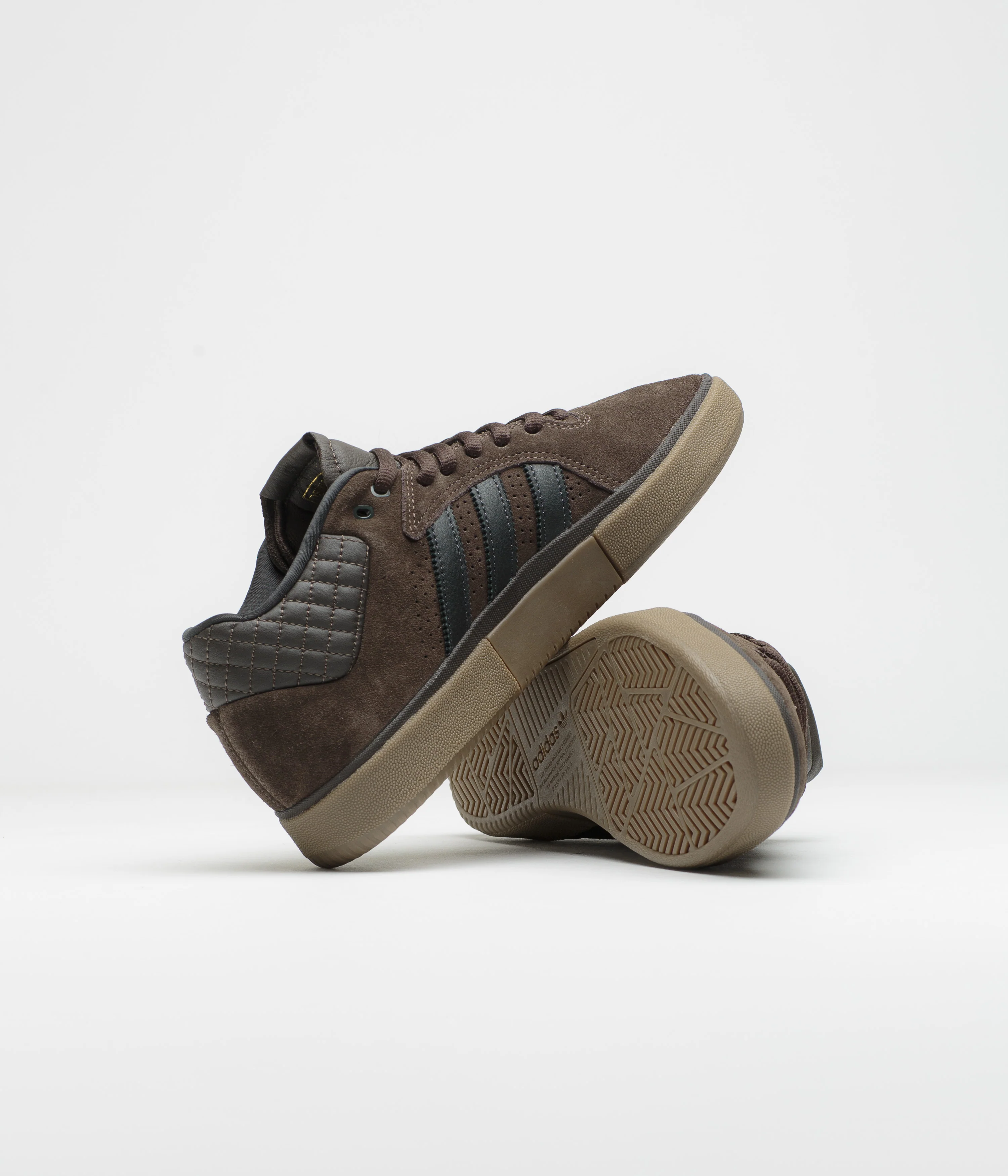 Adidas Tyshawn Shoes - Carbon / Aurora Coffee / Carbon - Image 5