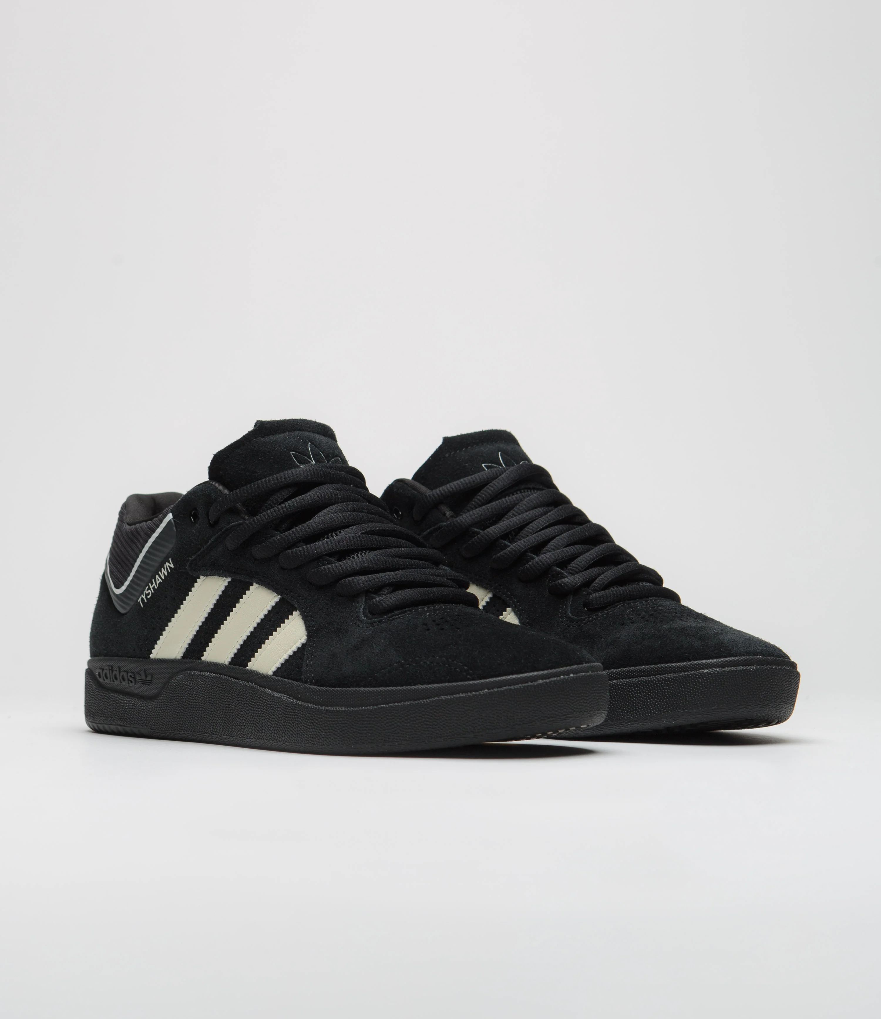Adidas Tyshawn Shoes - Core Black / Zero Metallic / Spark - Image 2