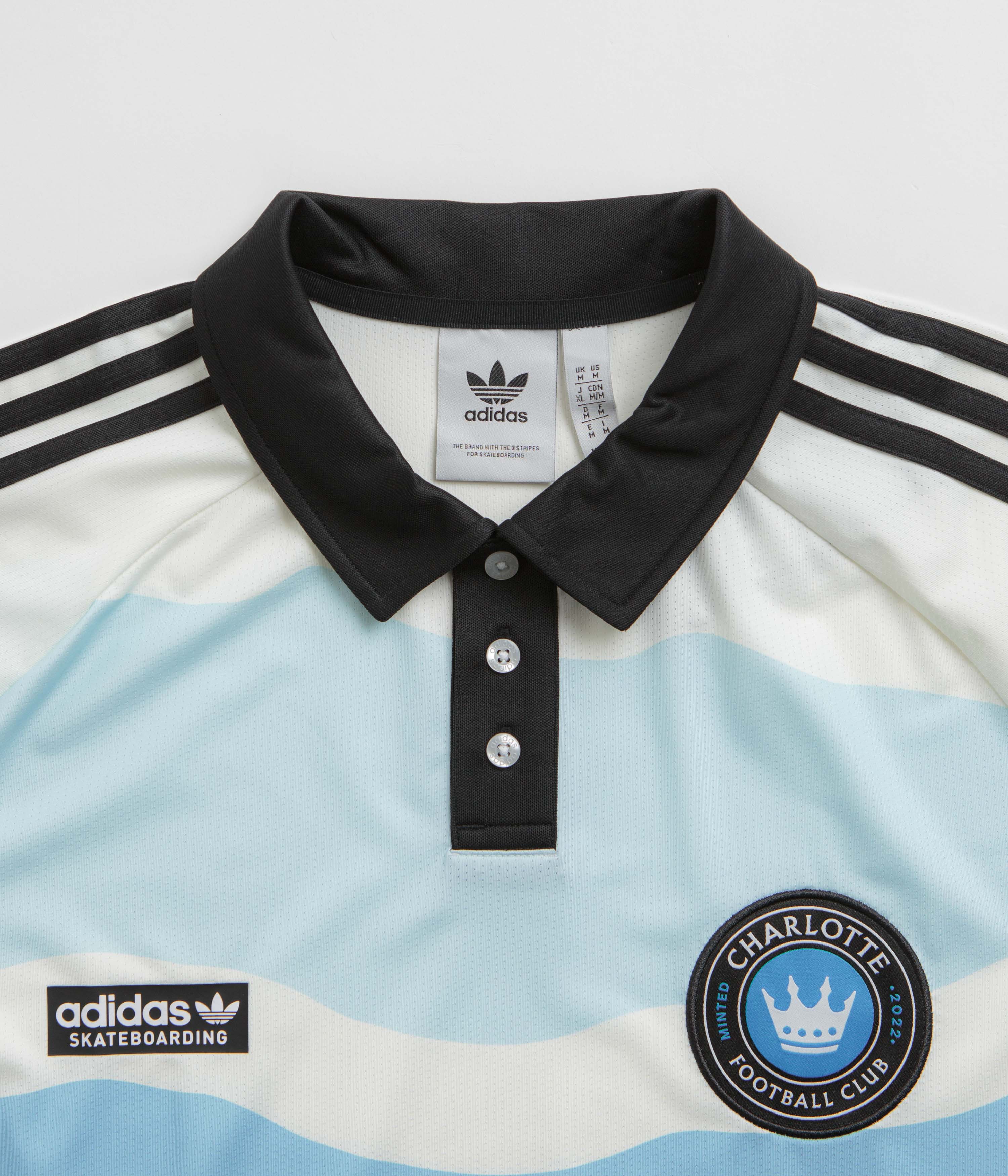 Adidas x Black Sheep x Charlotte FC Jersey - White / Sharp Blue / Black - Image 4