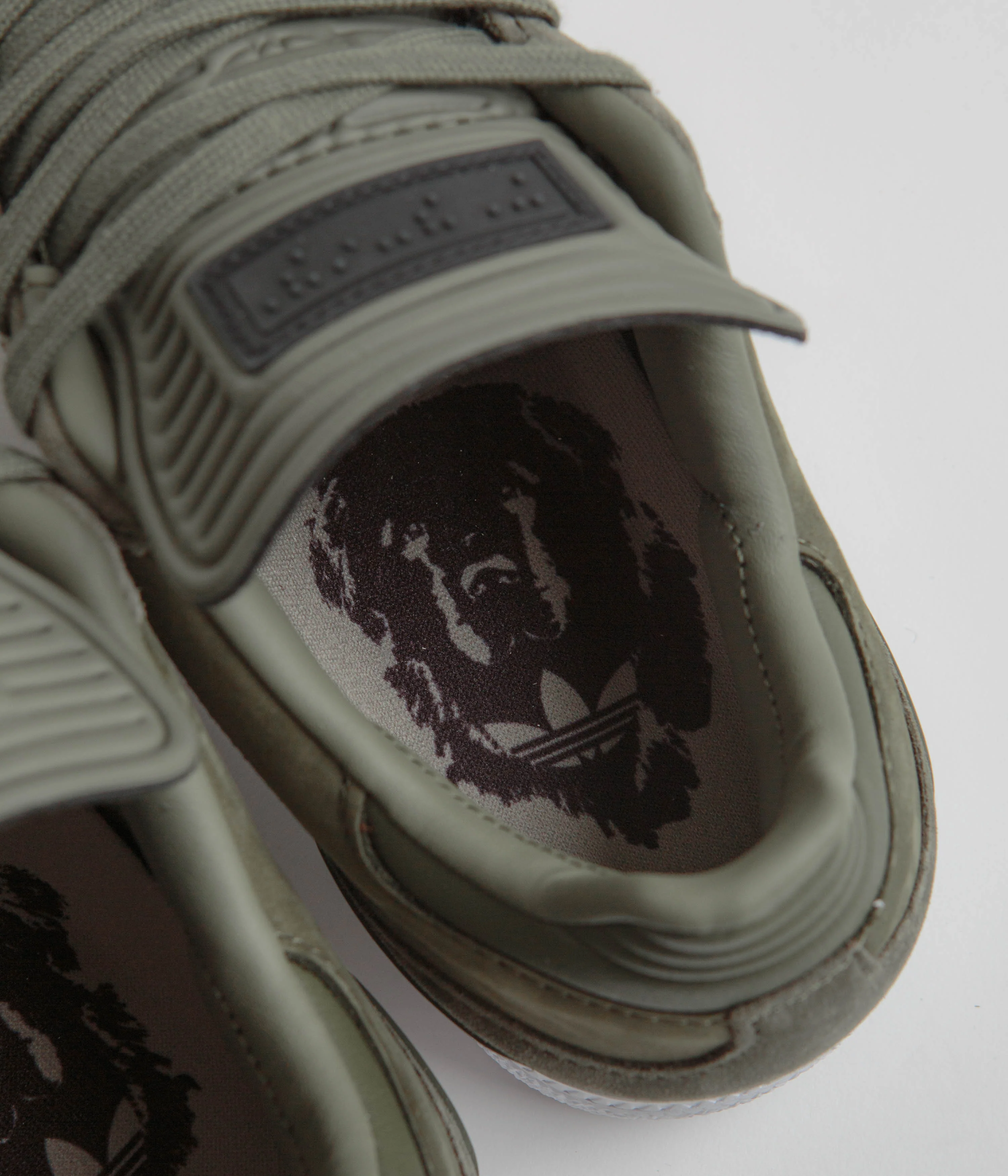 Adidas x Dan Mancina Busenitz Shoes - Olive Strata / Red / FTWR White - Image 4