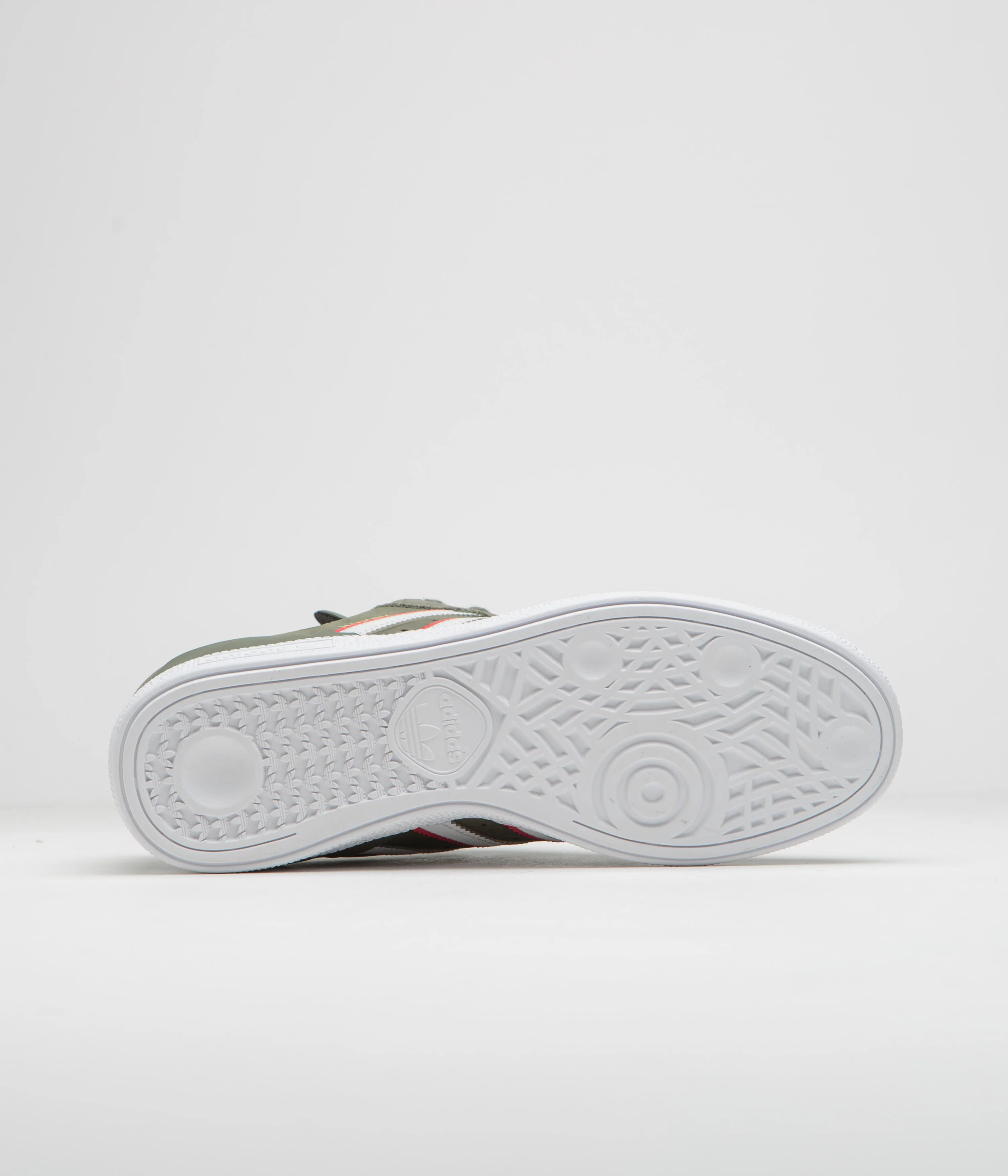 Adidas x Dan Mancina Busenitz Shoes - Olive Strata / Red / FTWR White - Image 7