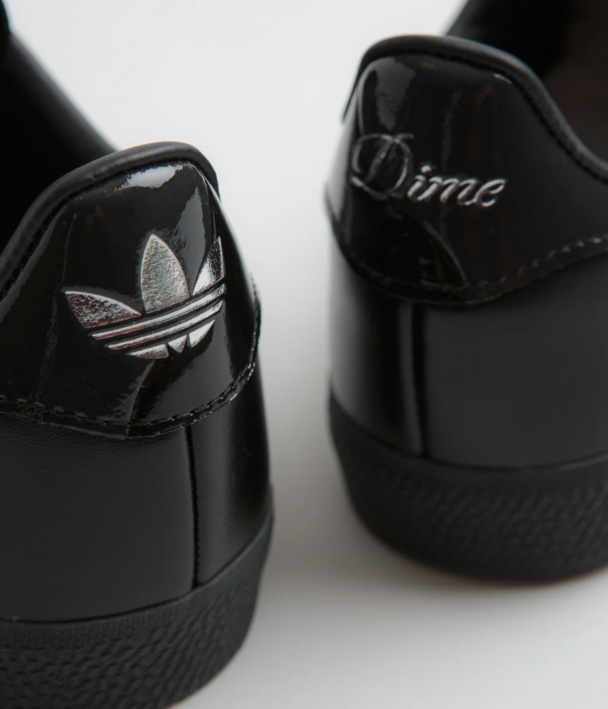 Adidas x Dime Gazelle ADV Shoes - Core Black / Silver Metallic / Carbon - Image 9