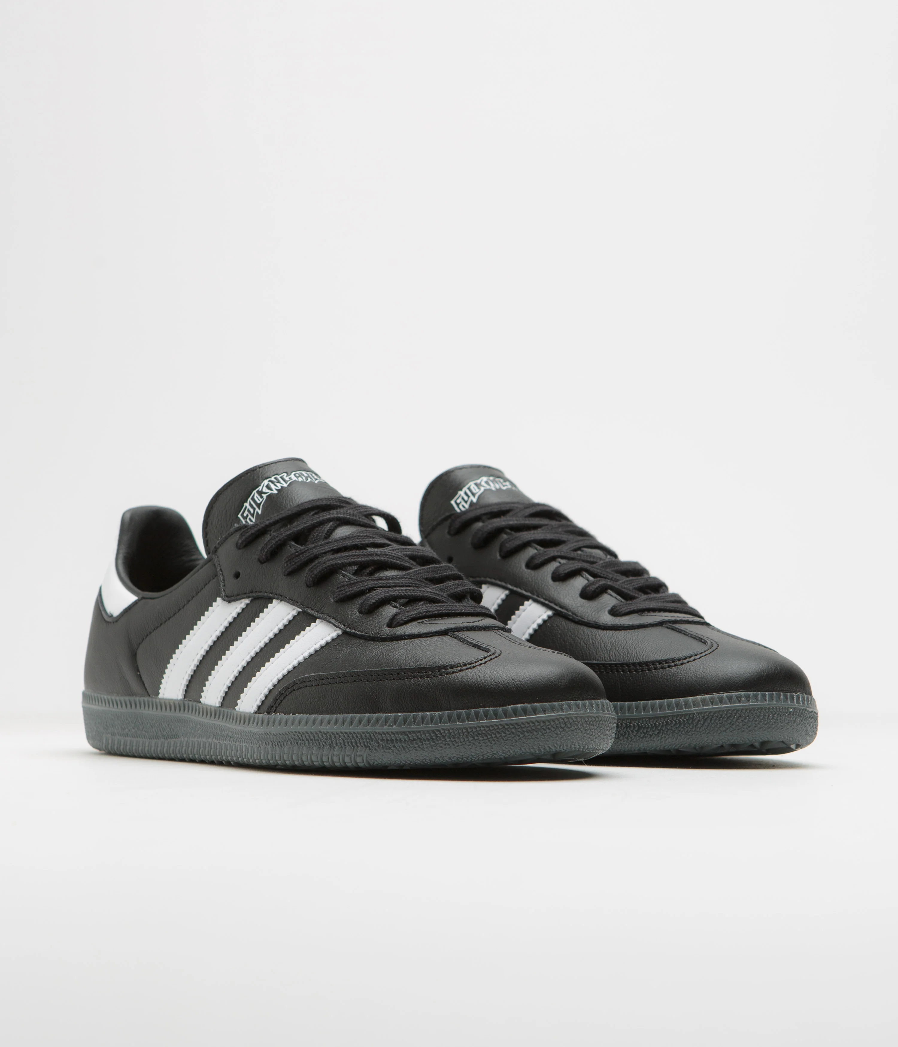 Adidas x Fucking Awesome Samba Shoes - Core Black / FTWR White / Gold Metallic - Image 2